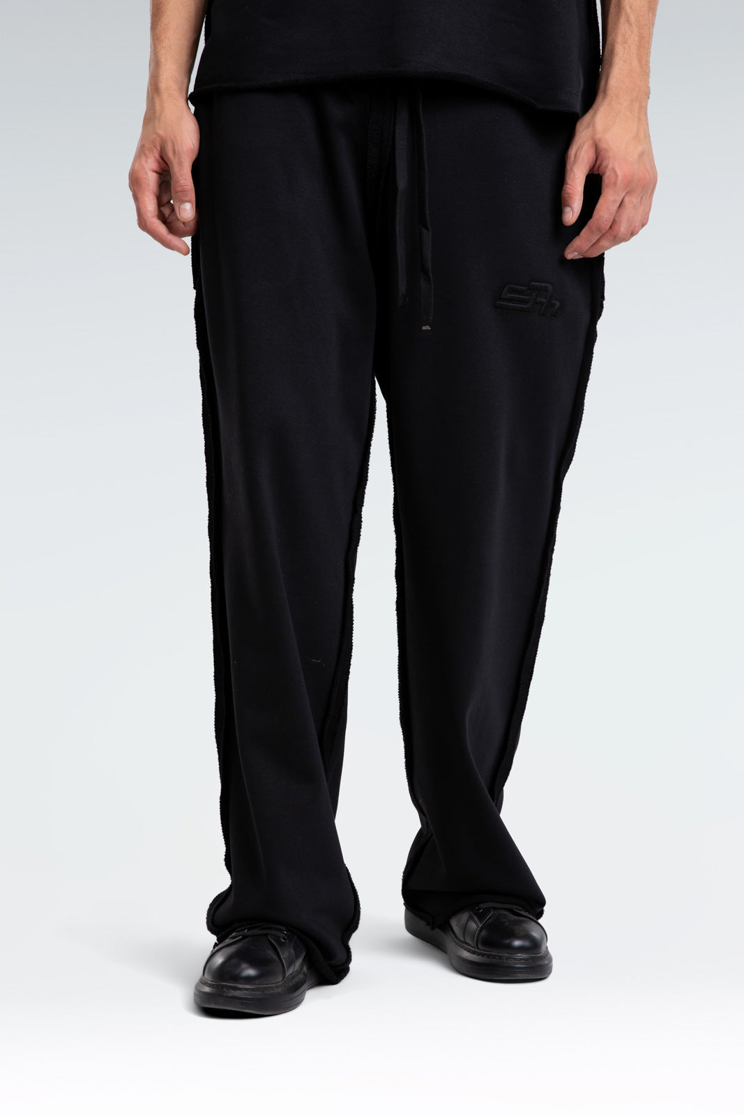 raw embroidered sweatpant