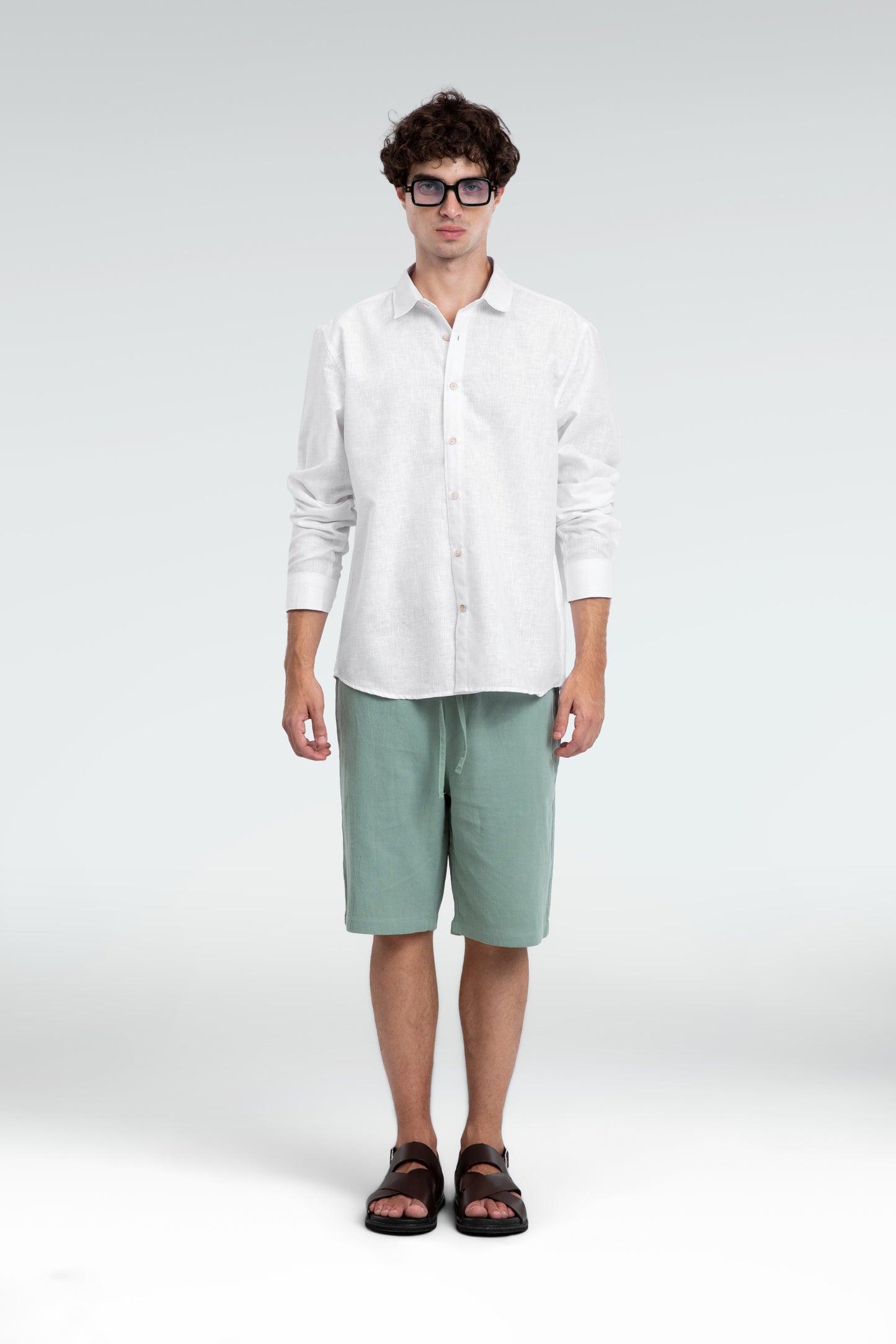 cotton linen short