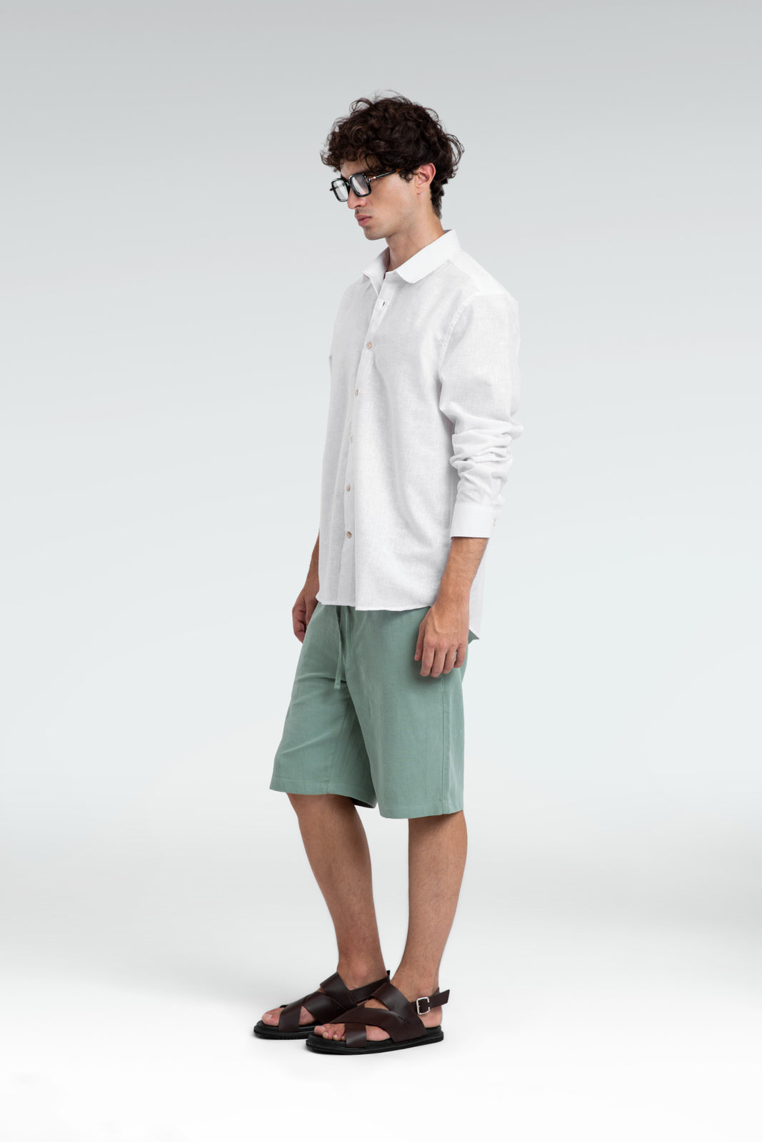 100% linen shirt