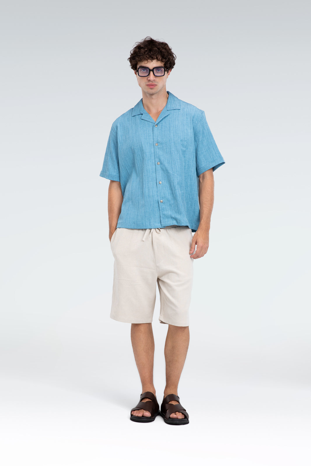 textured jacquard shirt