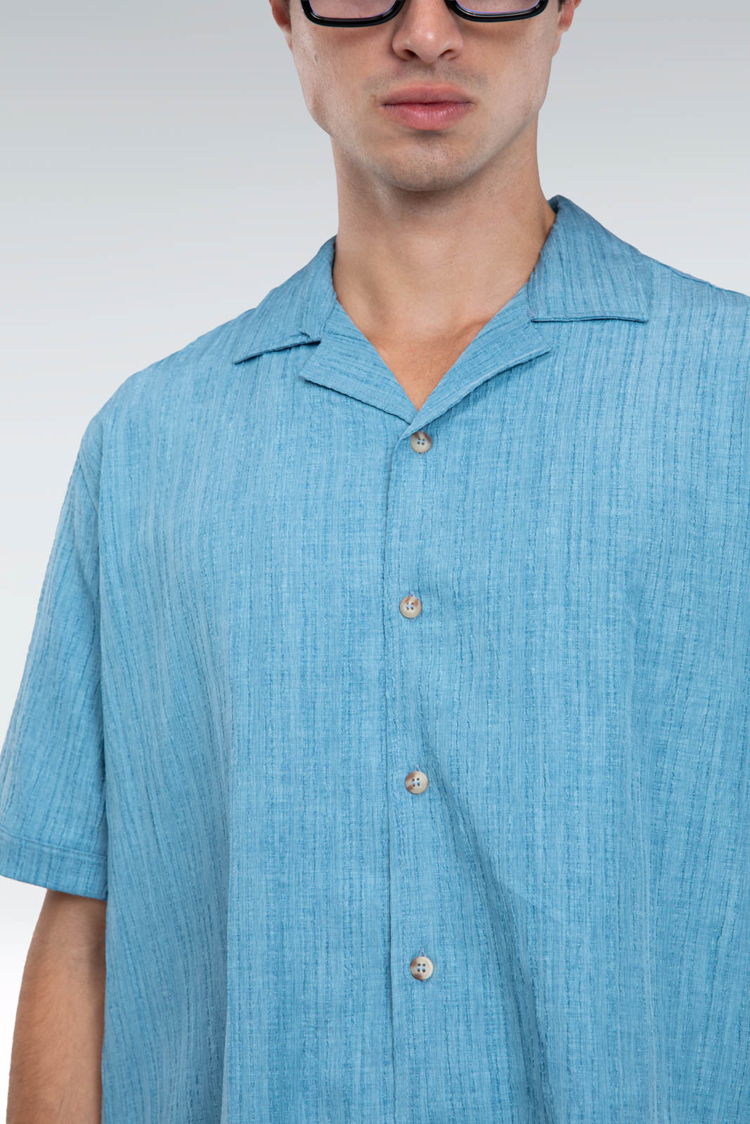 textured jacquard shirt