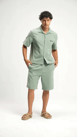 cotton linen embroidered shirt
