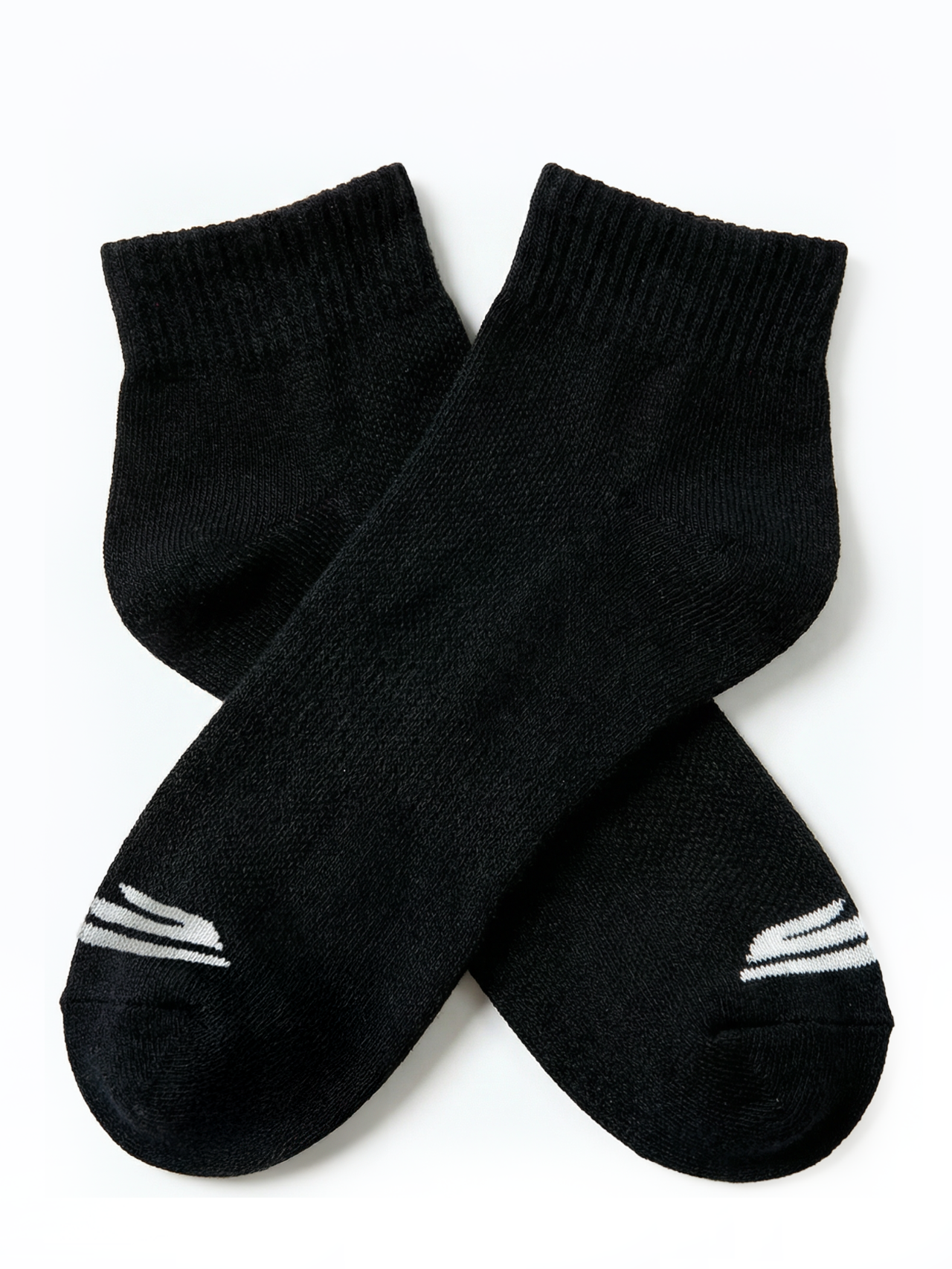 black Sport Ankle Socks