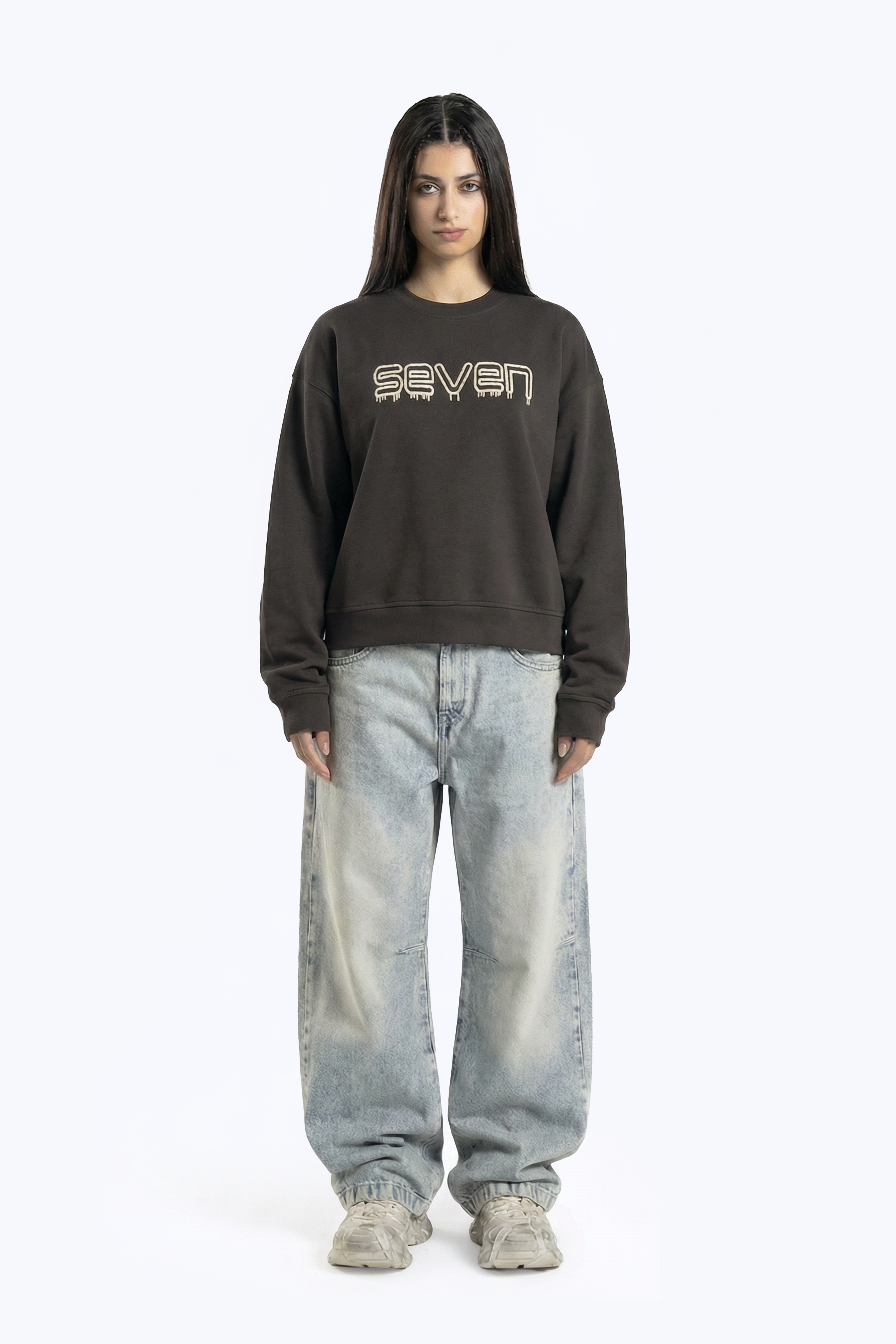 embroidered sweatshirt