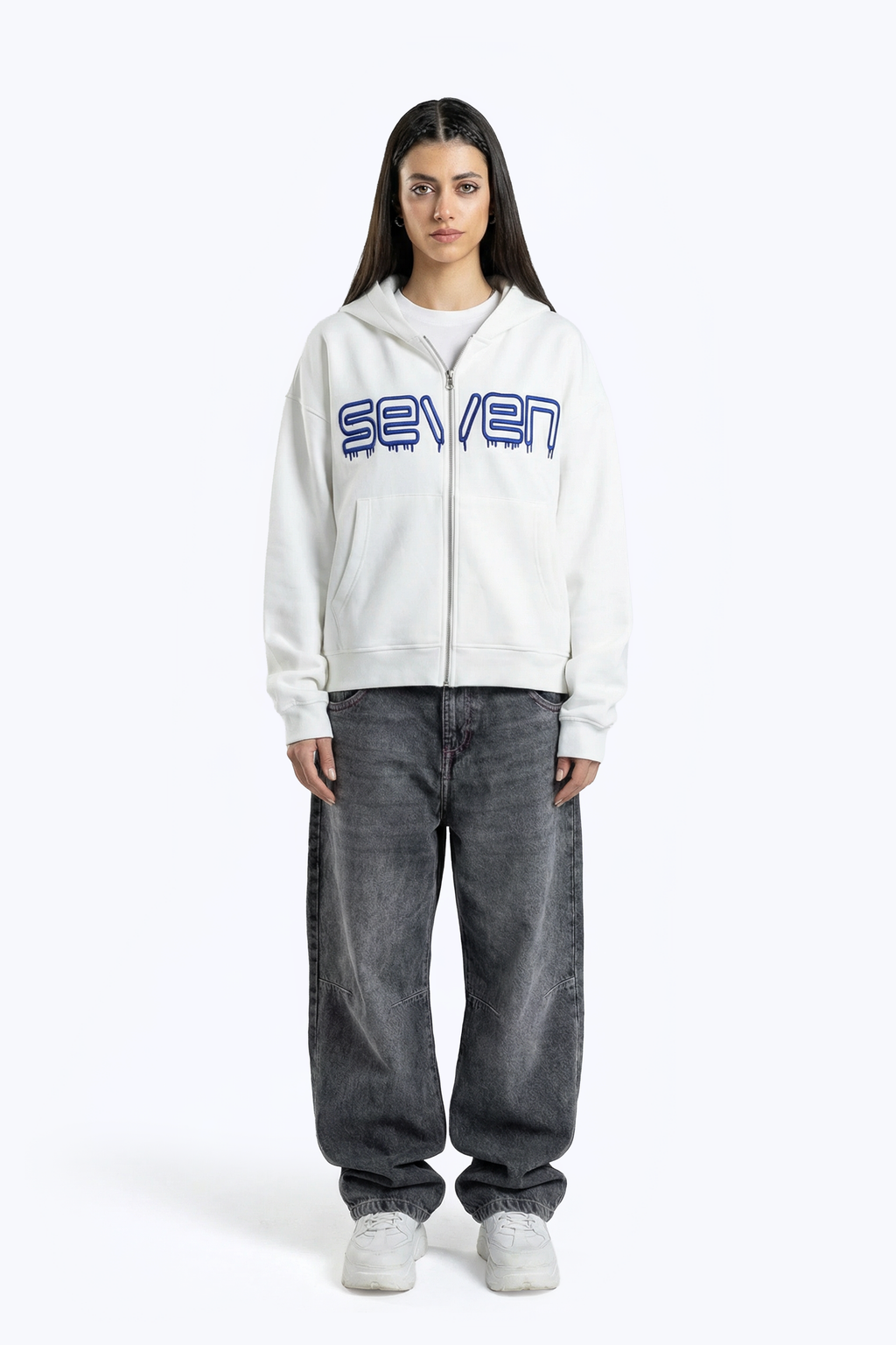 embroidered sweatshirt