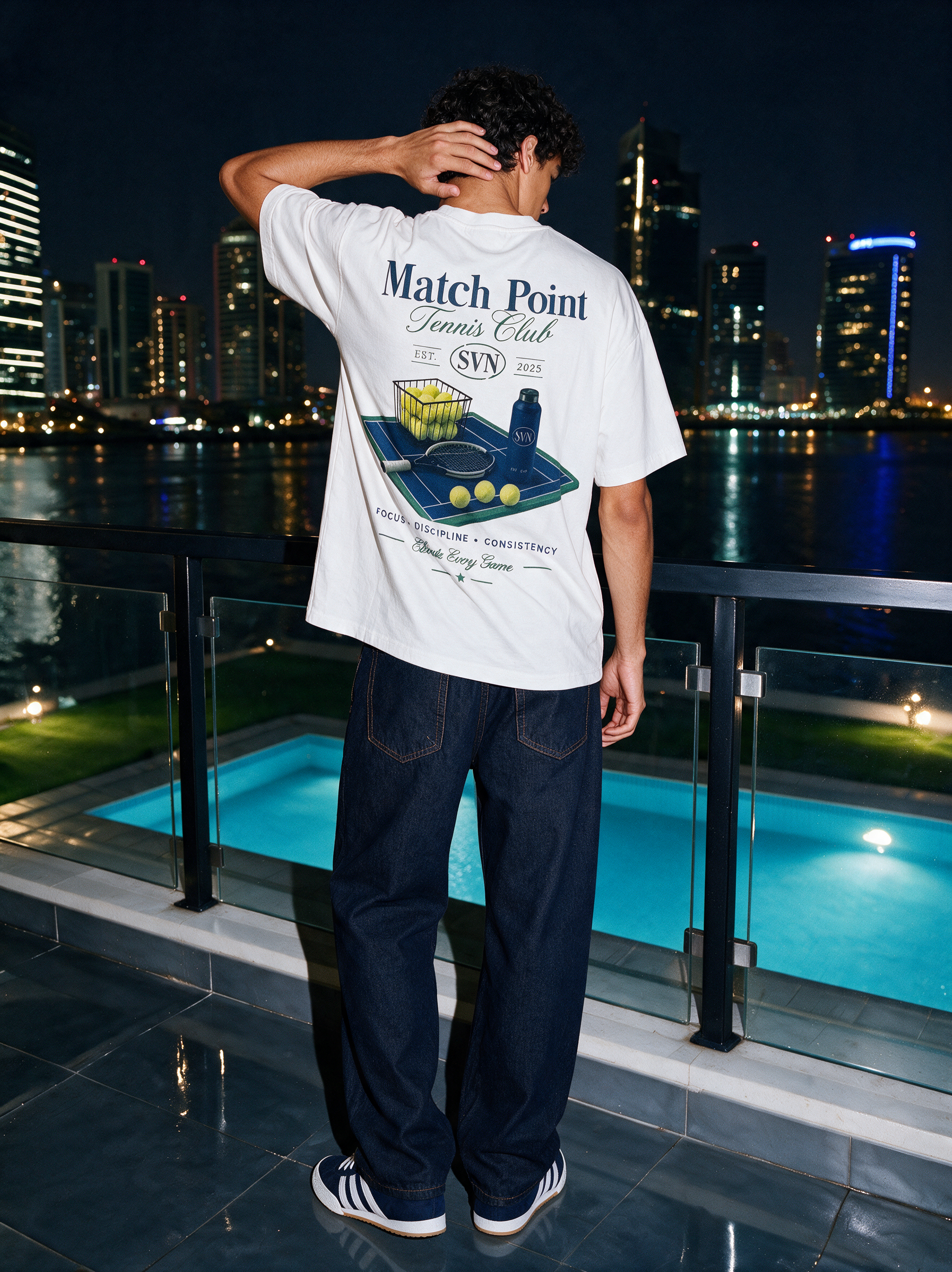 Match Point Tennis Club Graphic T-Shirt