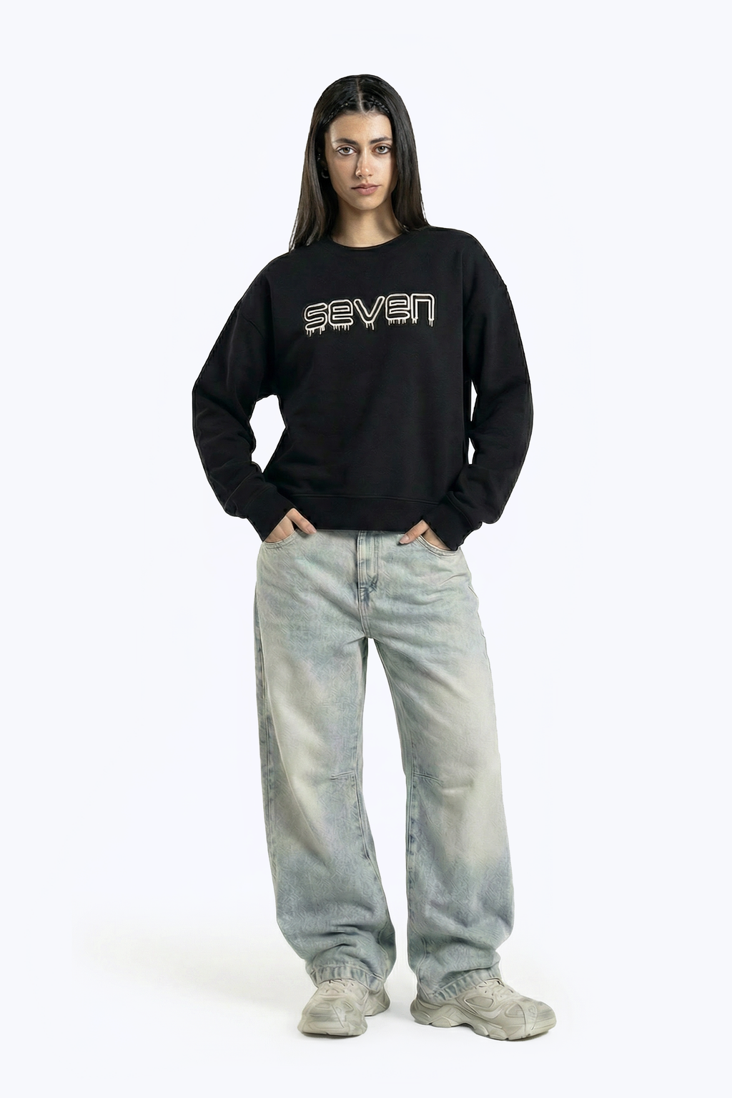 embroidered sweatshirt