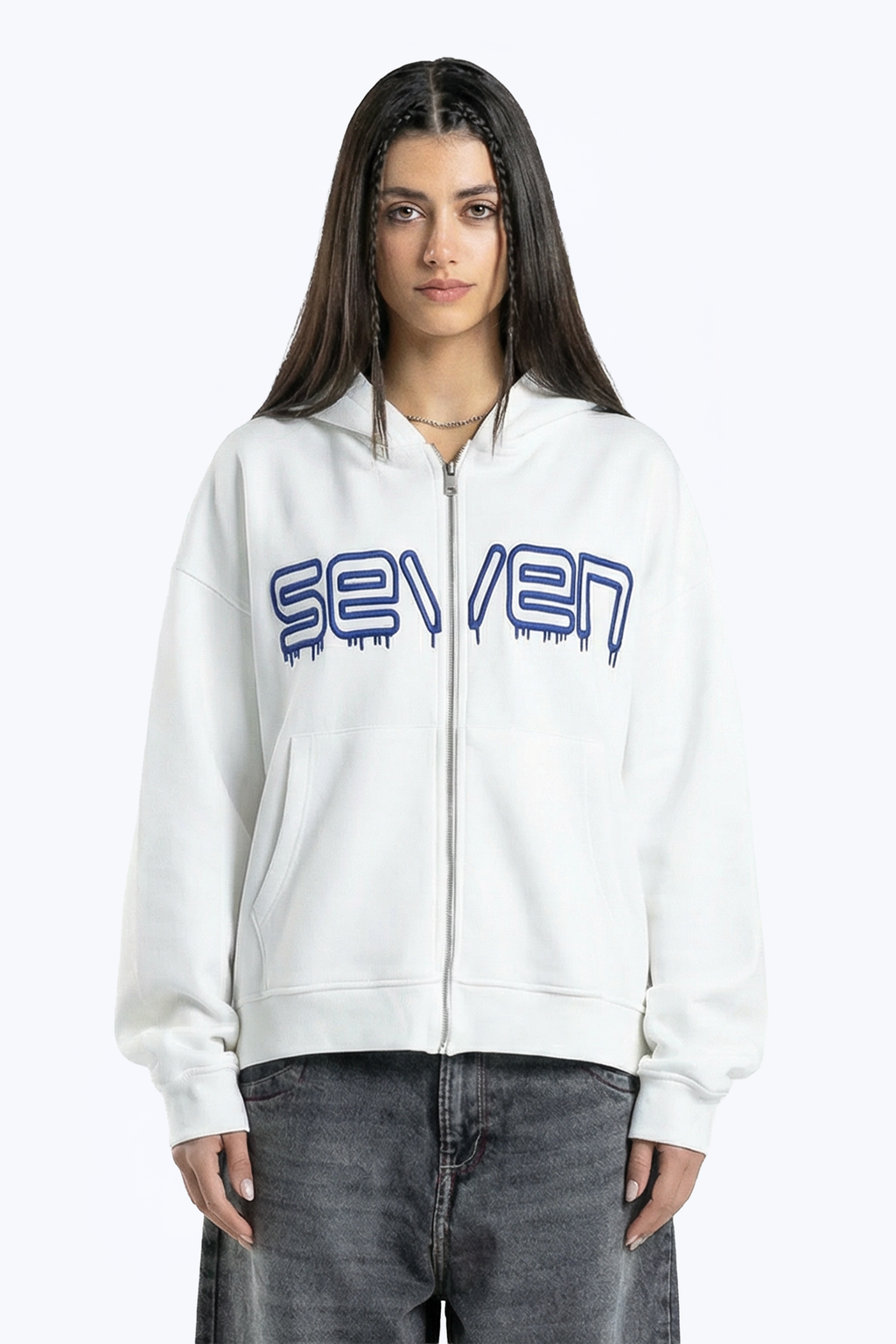 embroidered sweatshirt