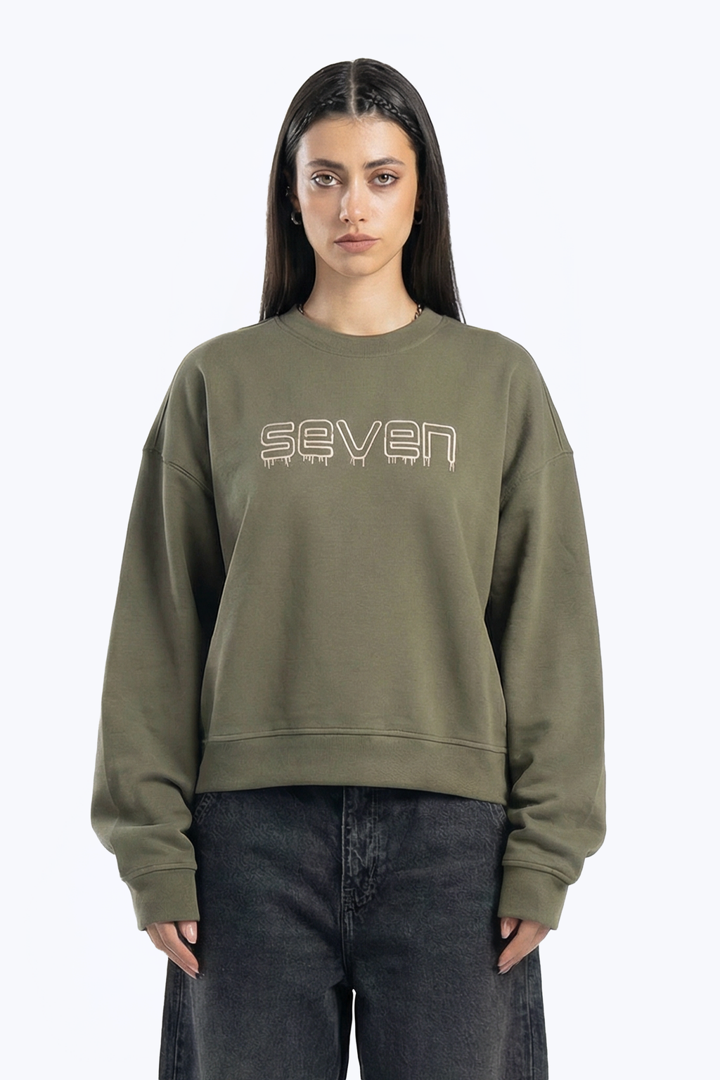 embroidered sweatshirt