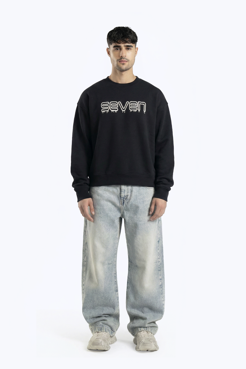 embroidered sweatshirt