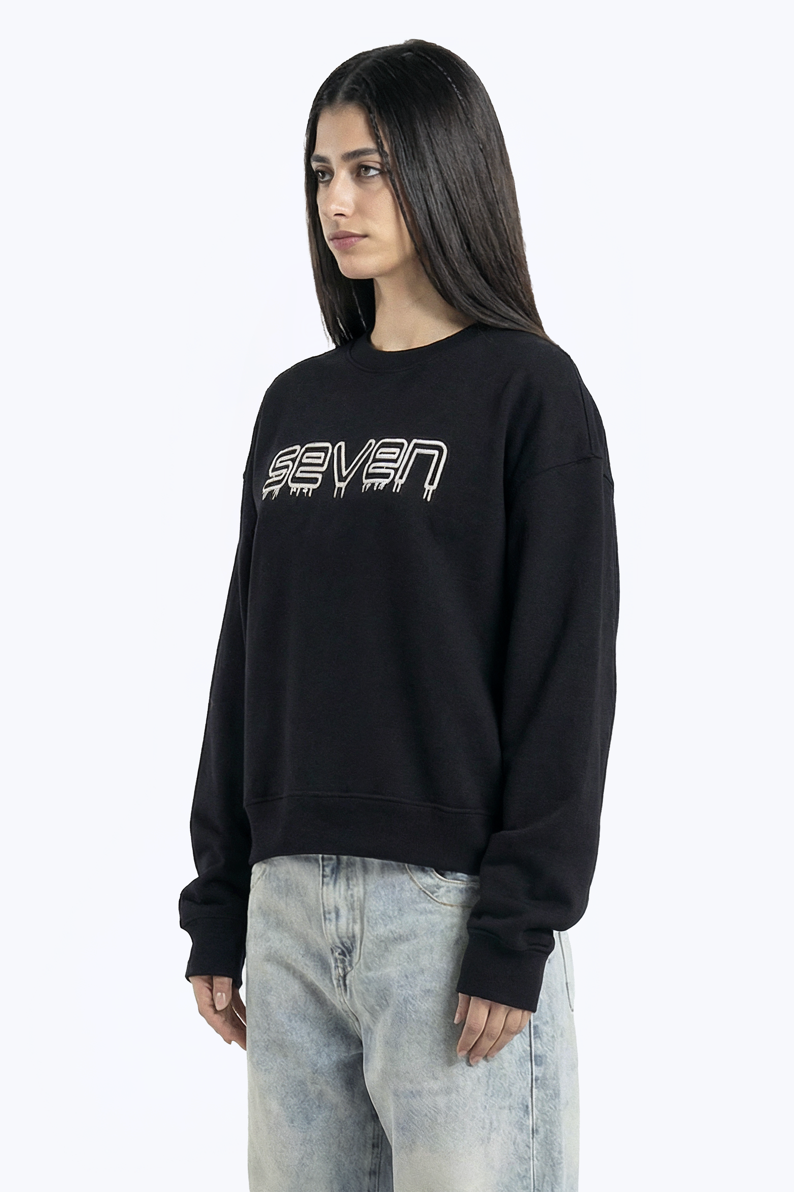 embroidered sweatshirt