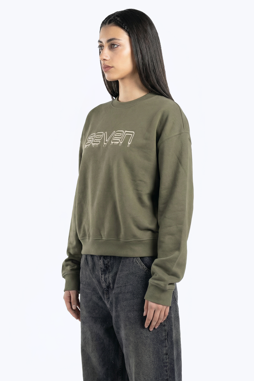embroidered sweatshirt