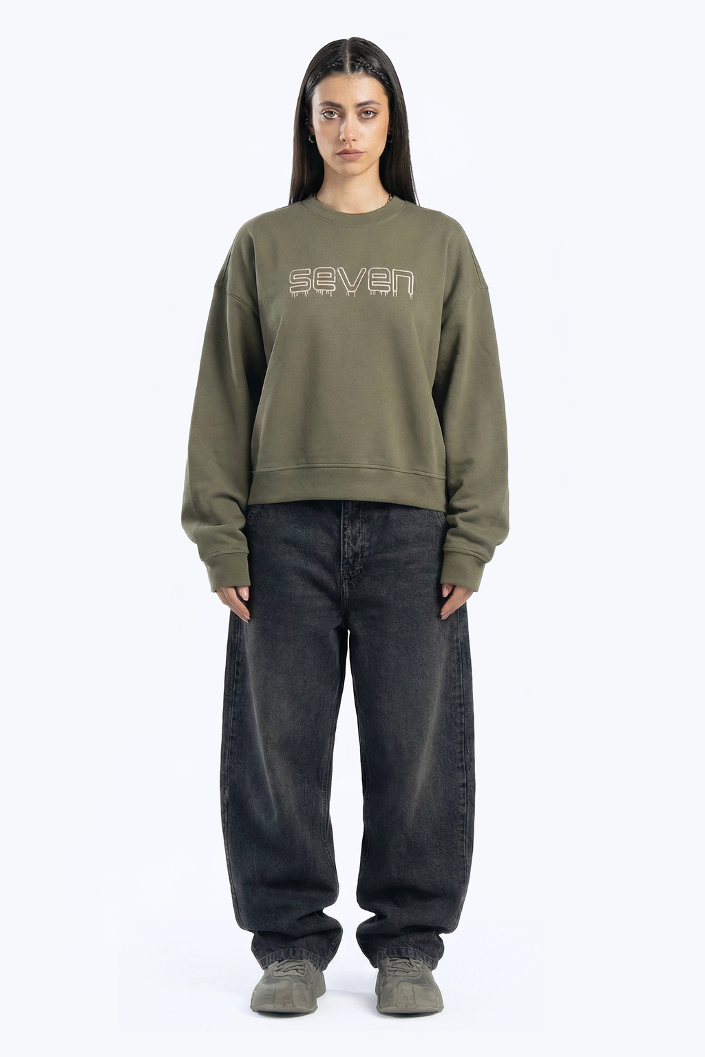 embroidered sweatshirt