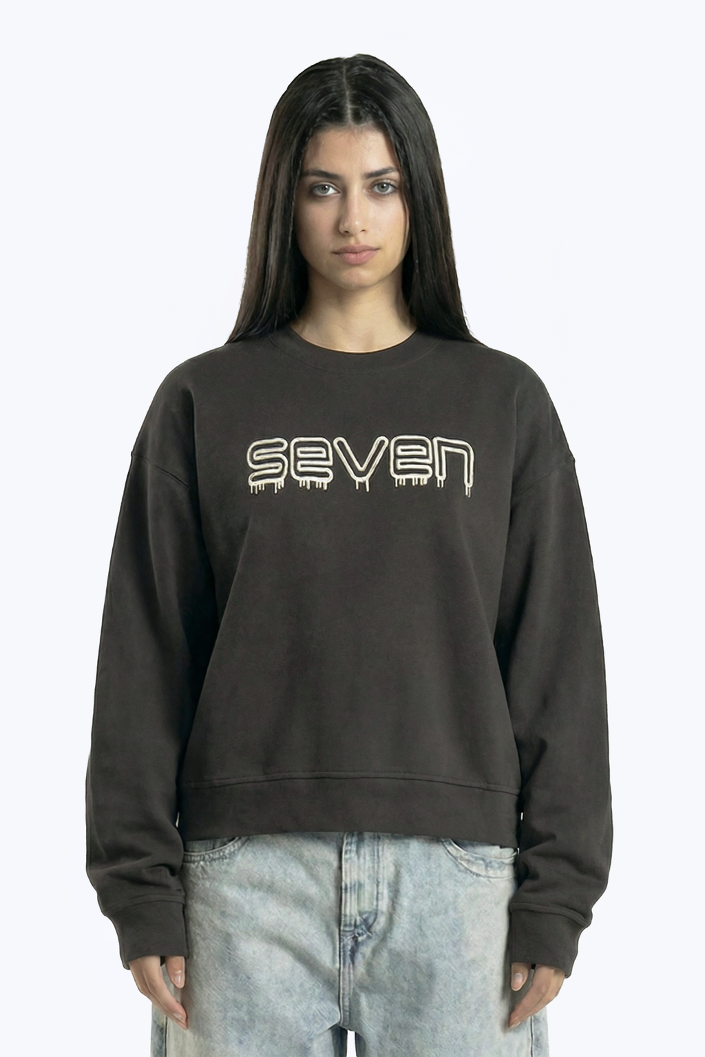 embroidered sweatshirt
