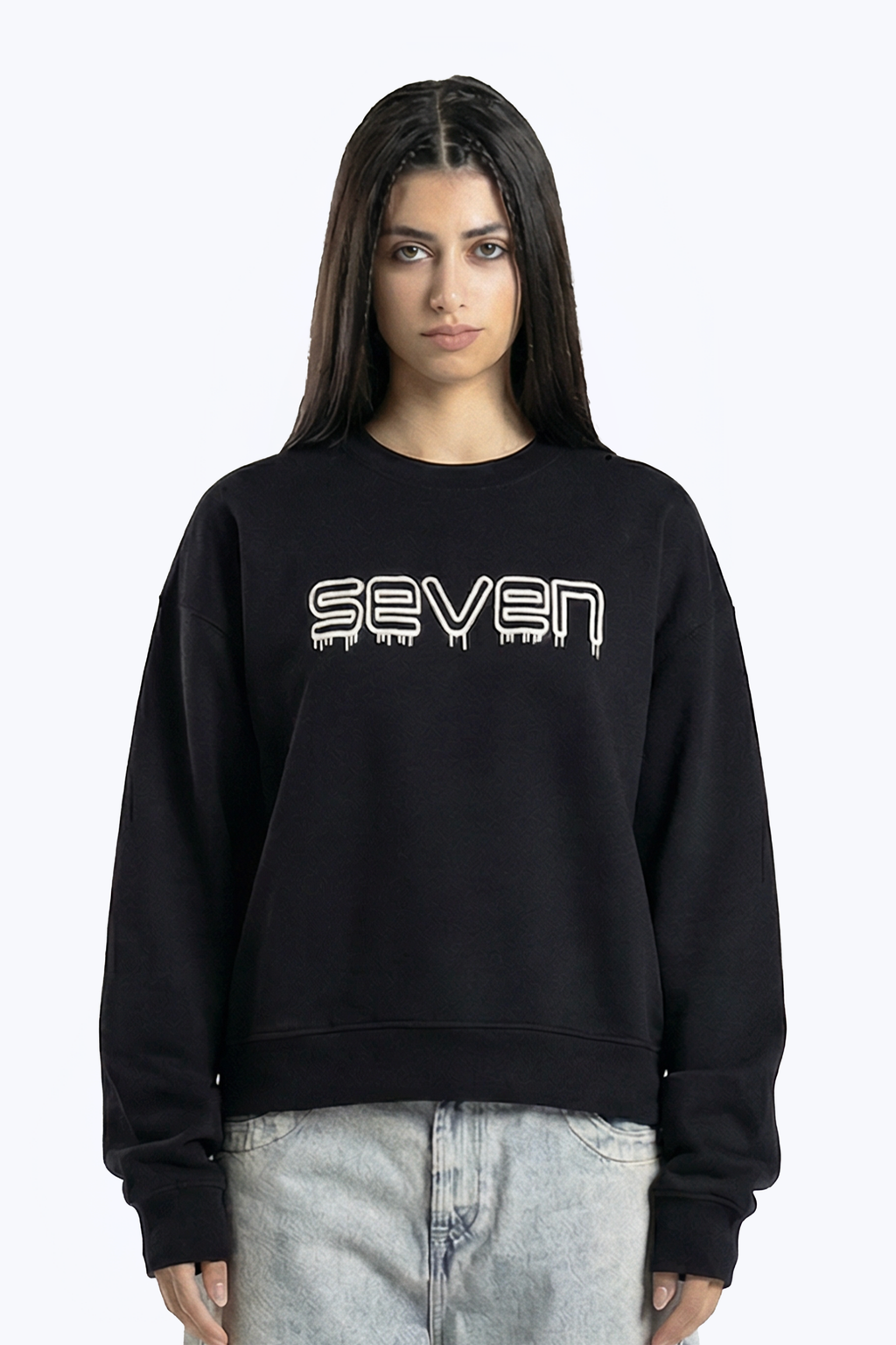 embroidered sweatshirt