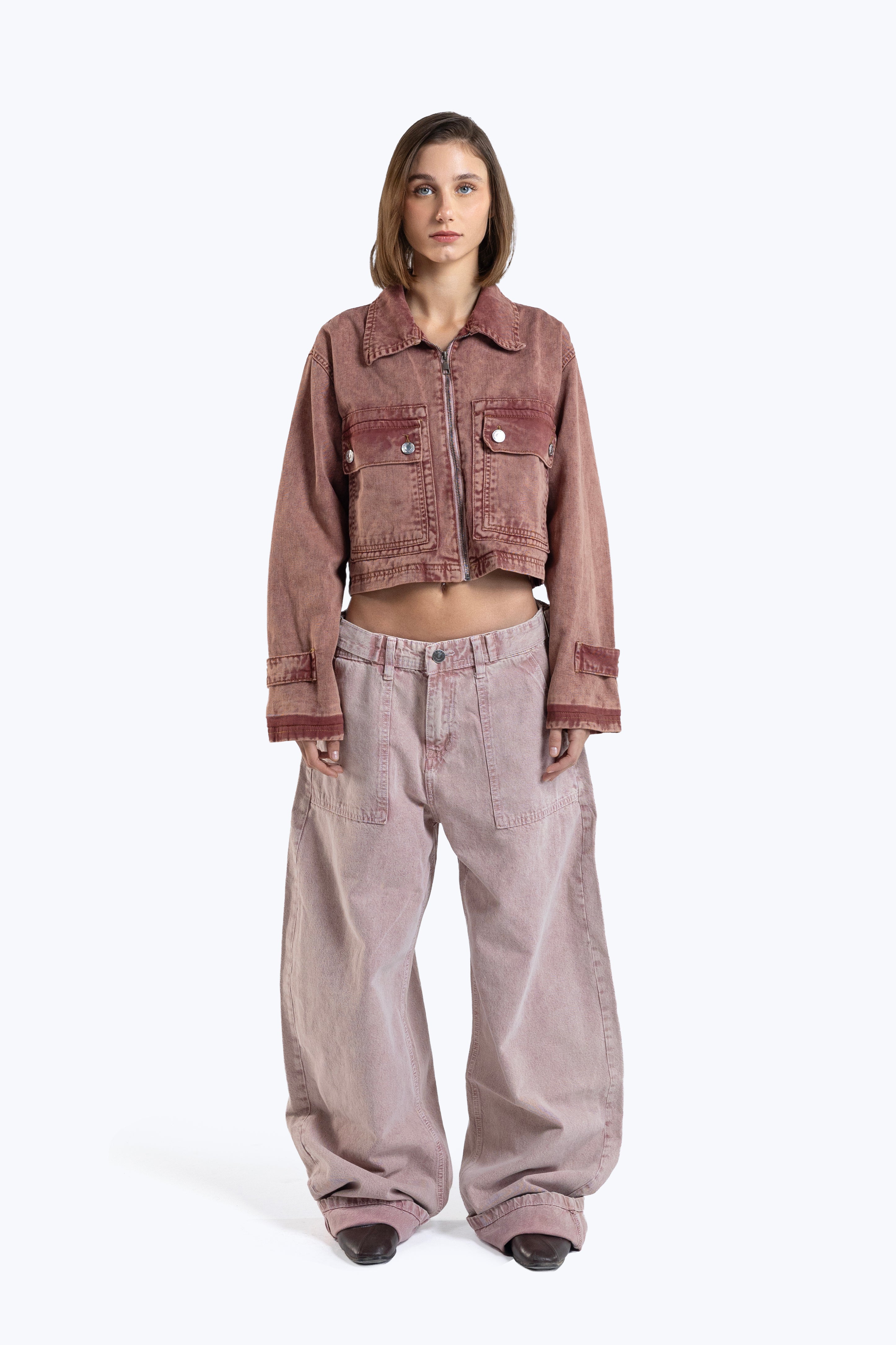 relaxed baggy fit denim