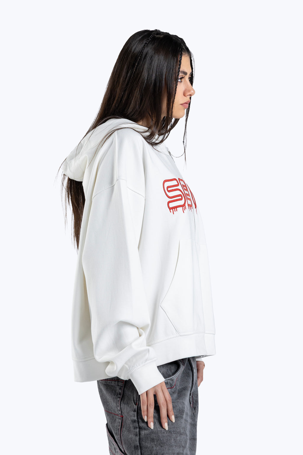 combination varsity sweatshirt