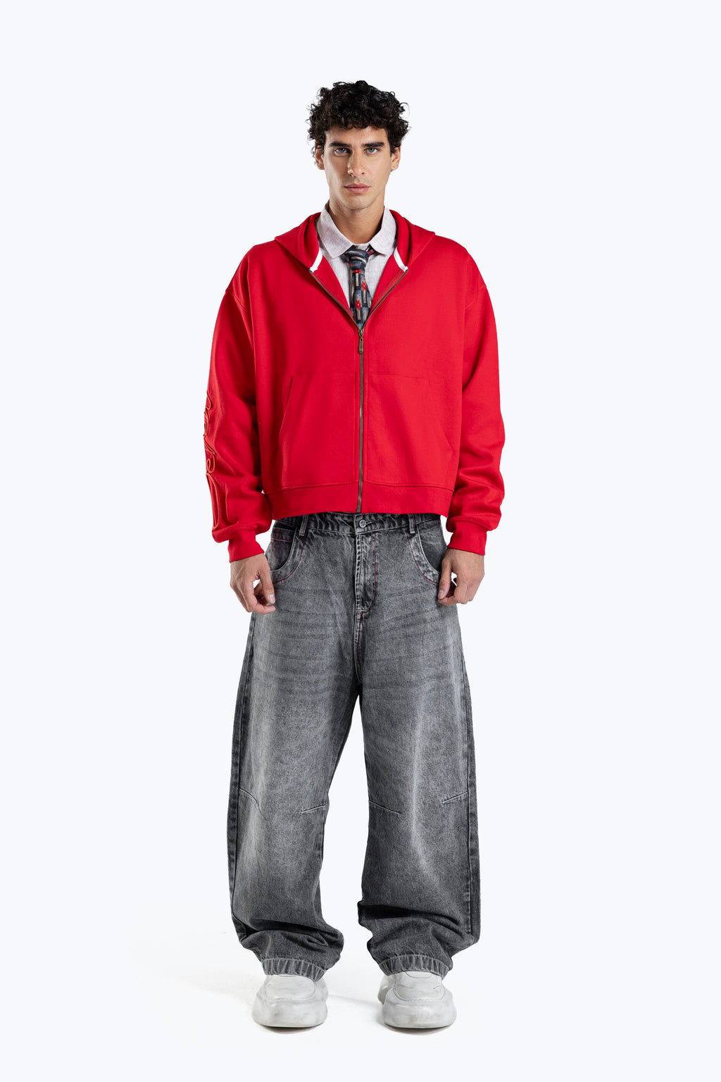 combination varsity sweatshirt