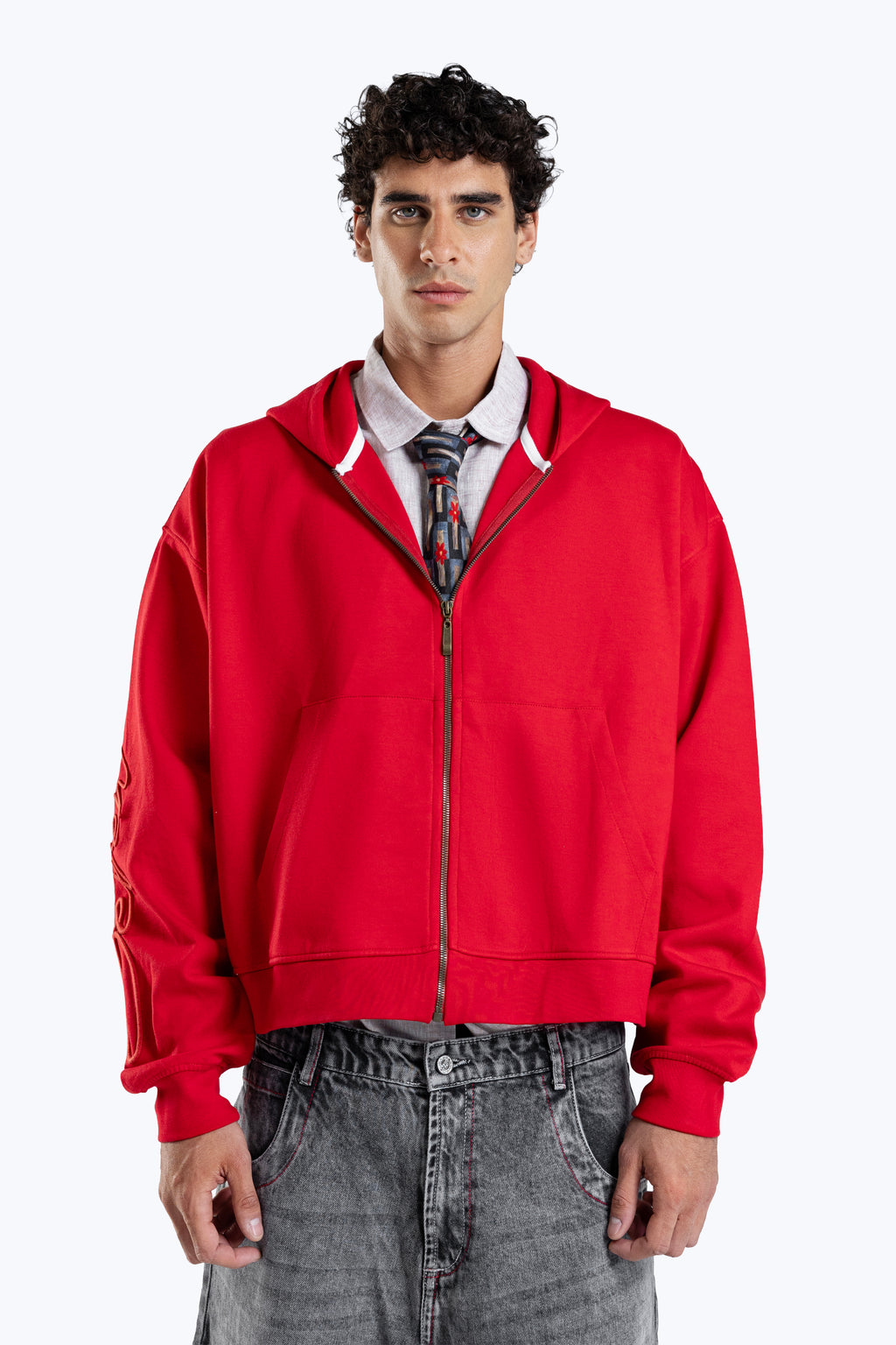 combination varsity sweatshirt