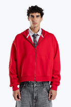 combination varsity sweatshirt