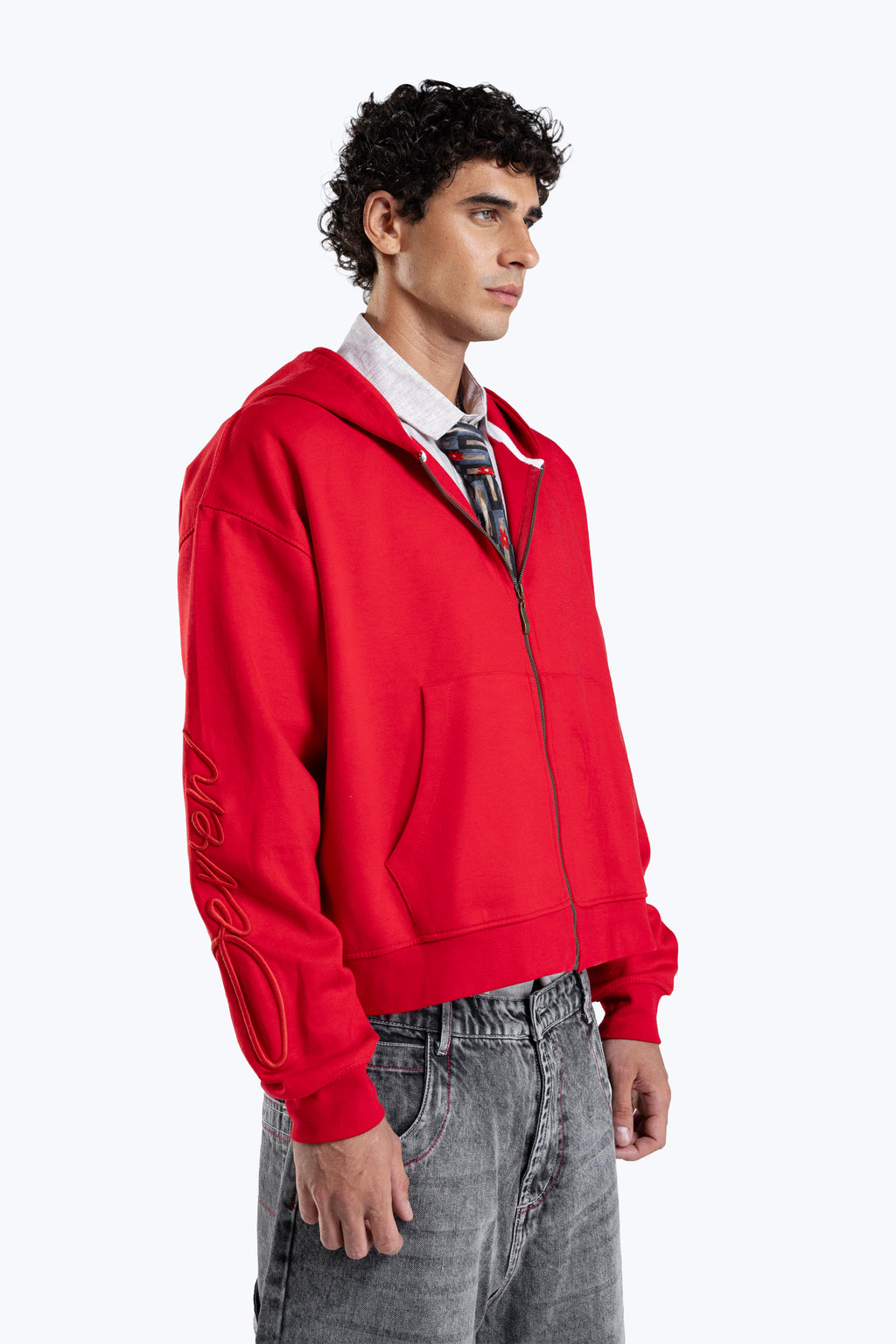 combination varsity sweatshirt