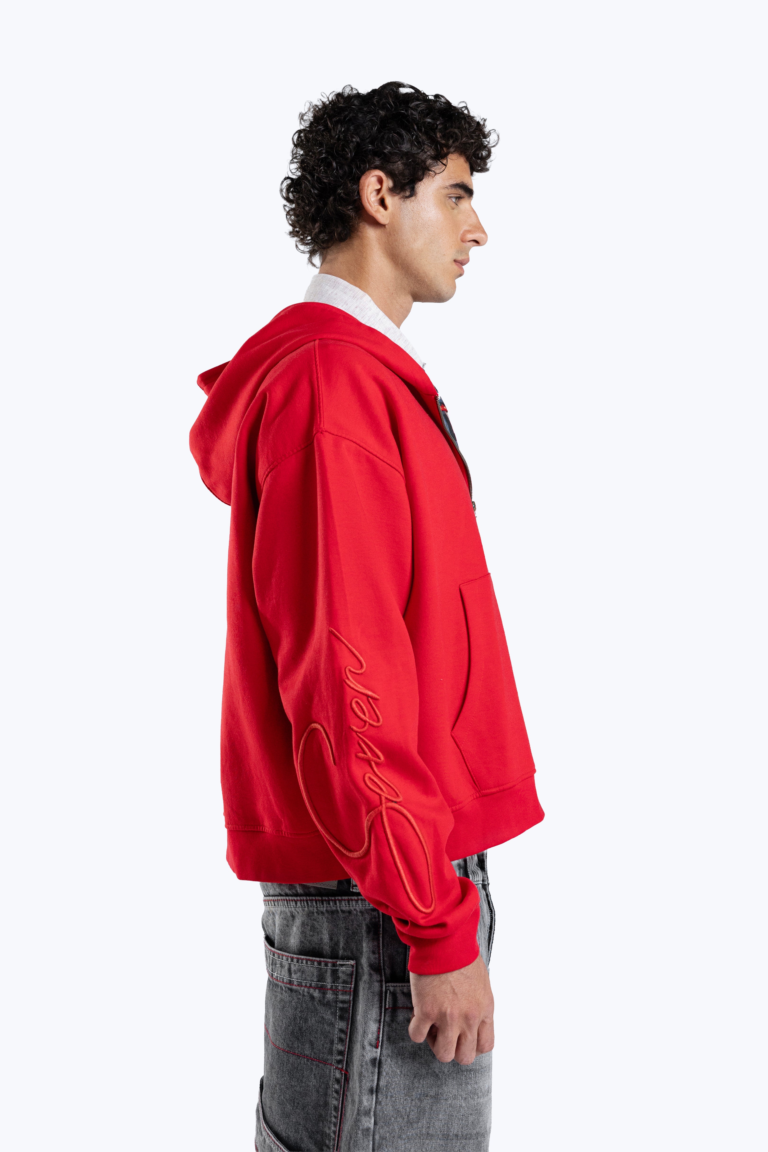 combination varsity sweatshirt