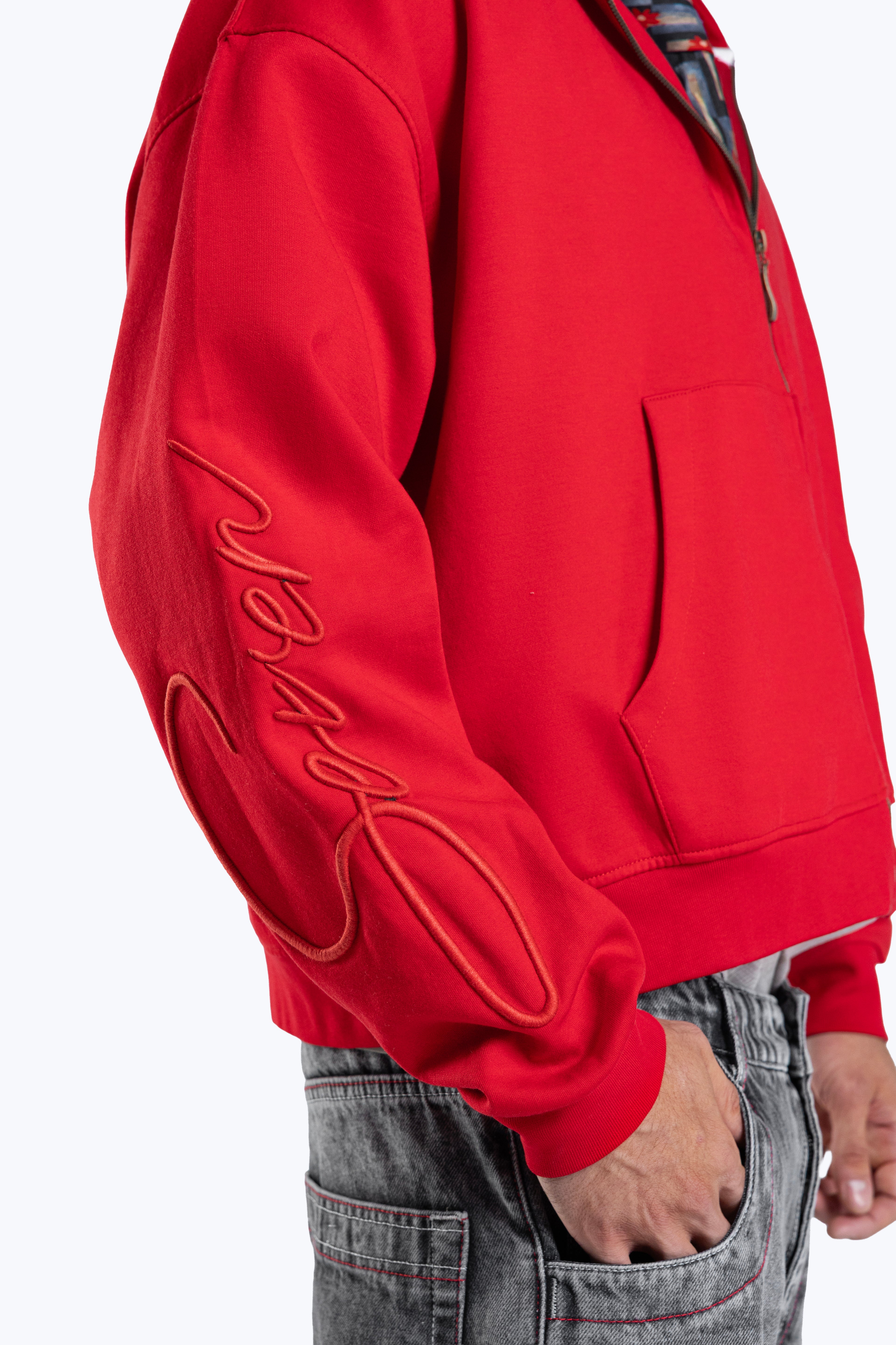 combination varsity sweatshirt