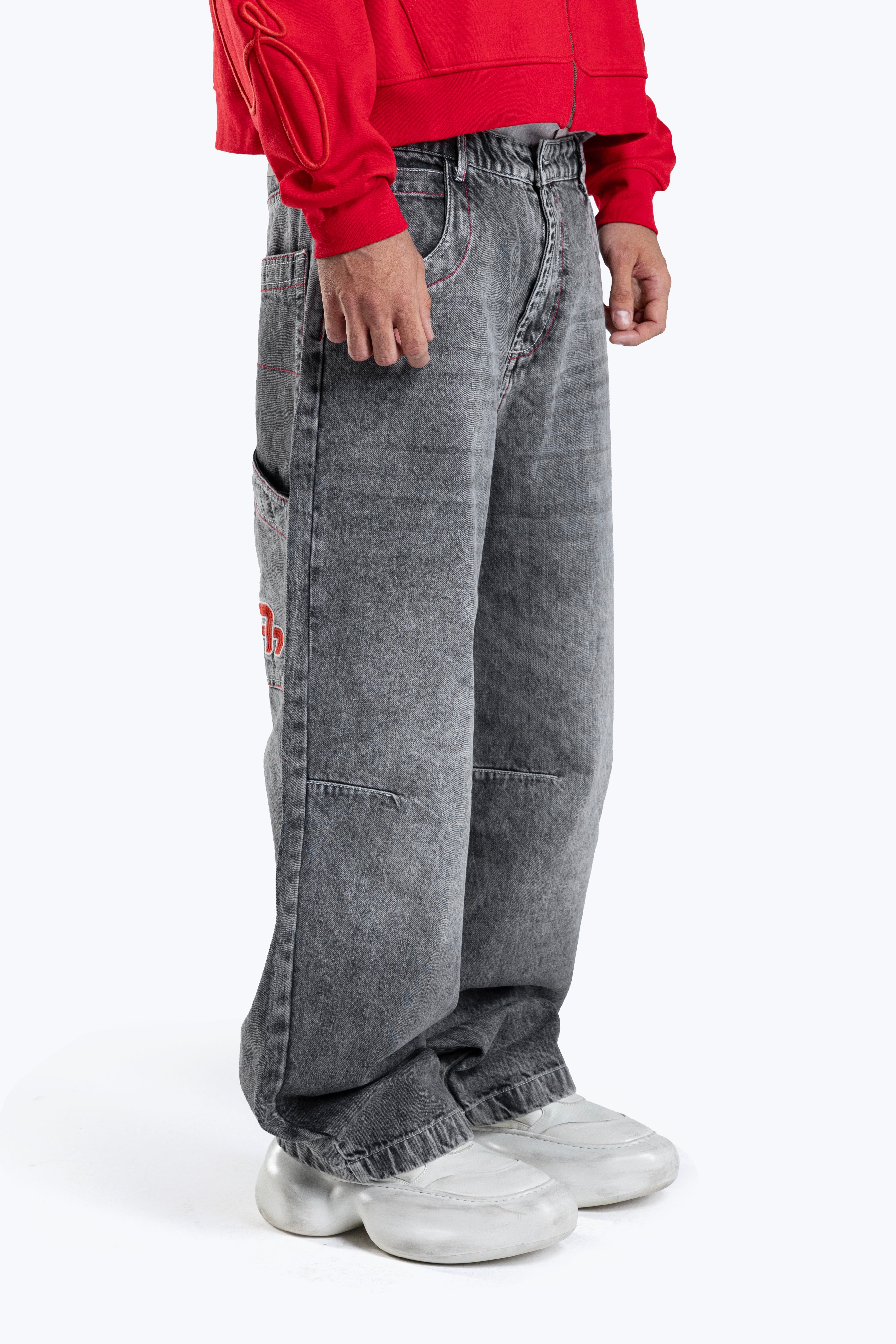 skater baggy fit denim