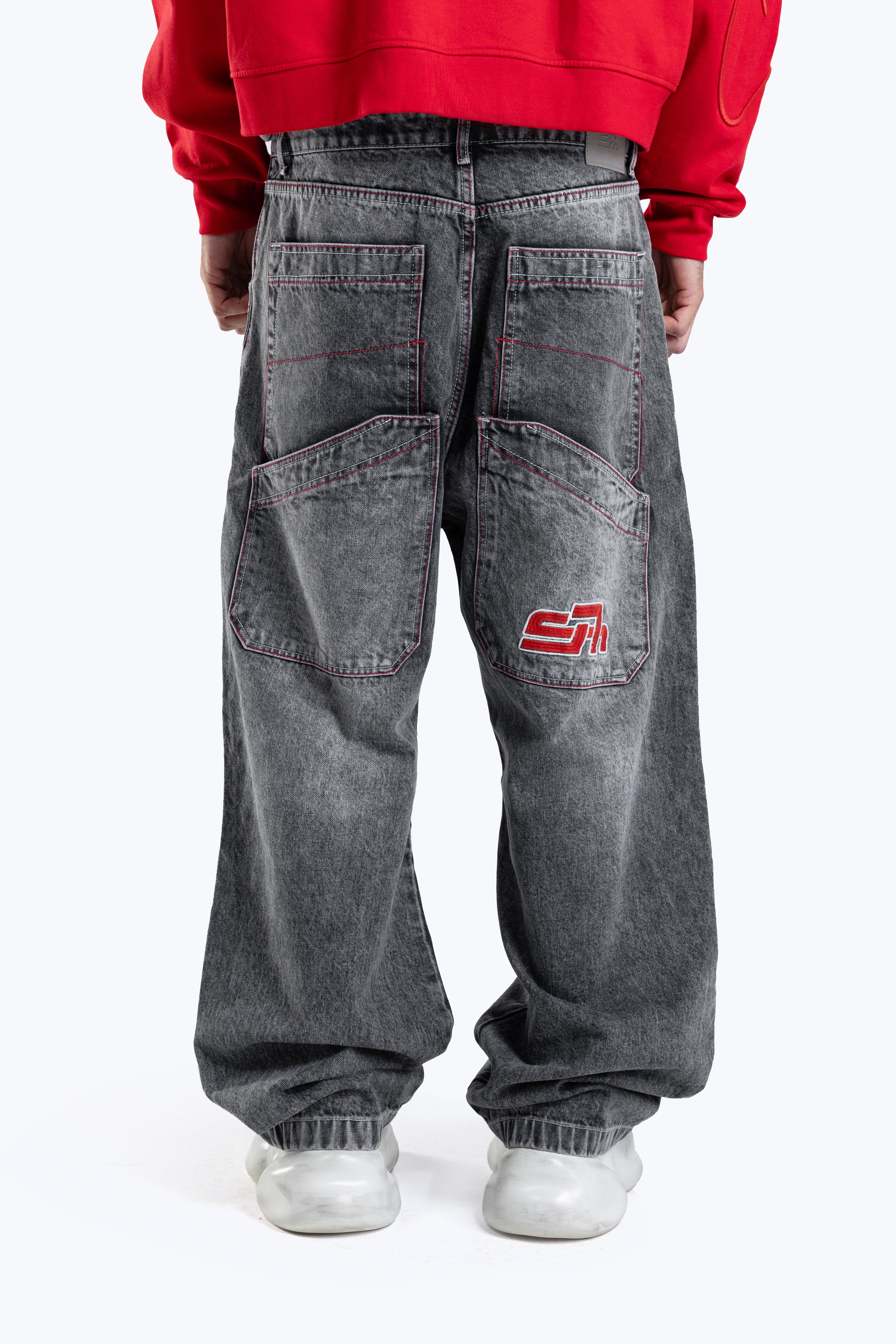 skater baggy fit denim