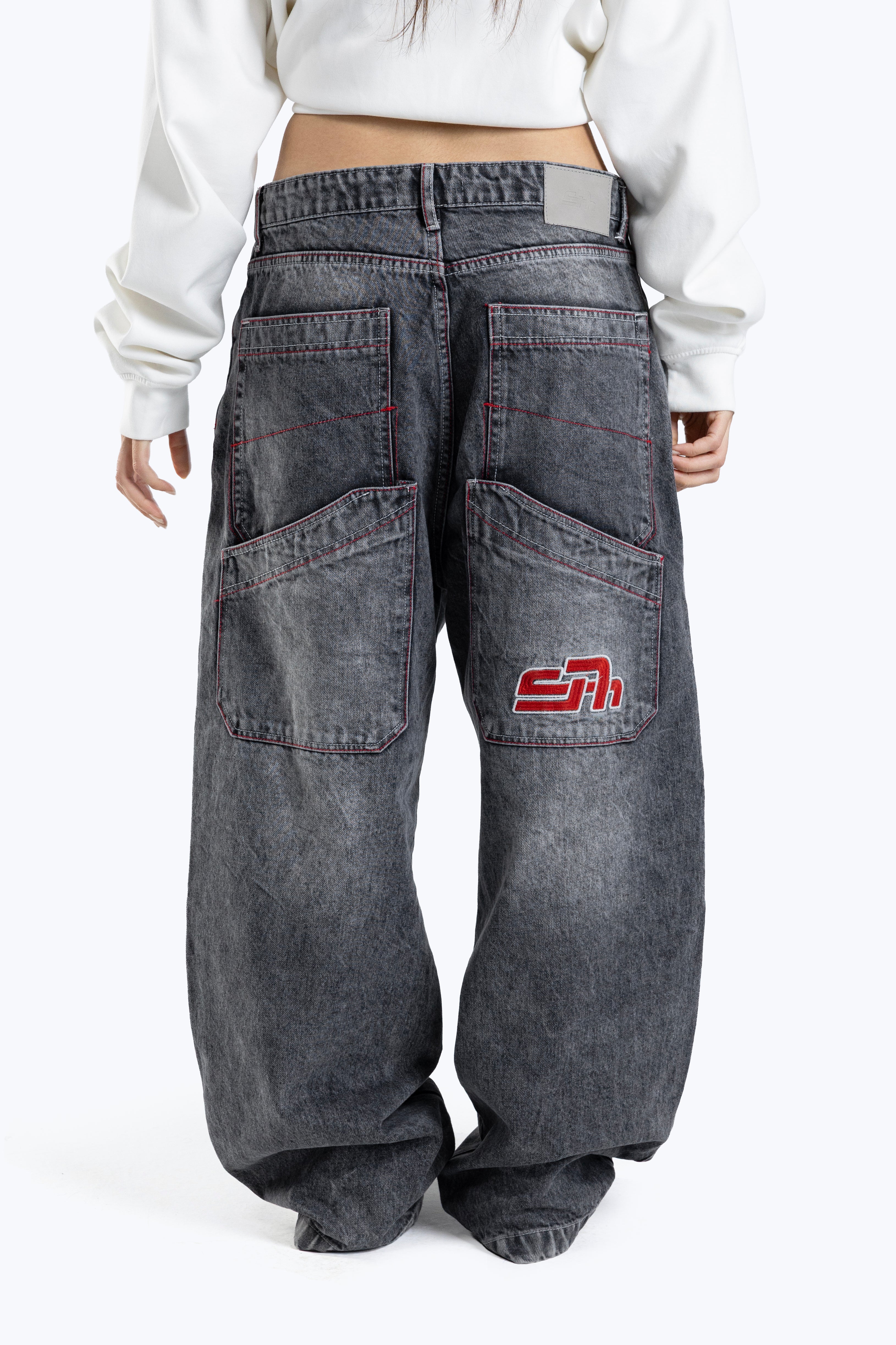 skater baggy fit denim