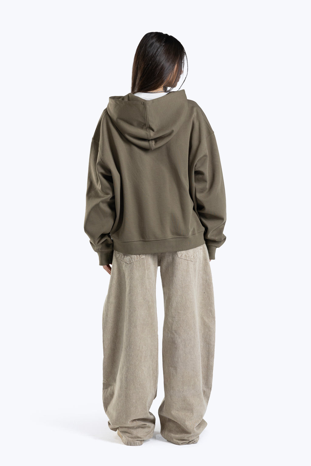 relaxed baggy fit denim