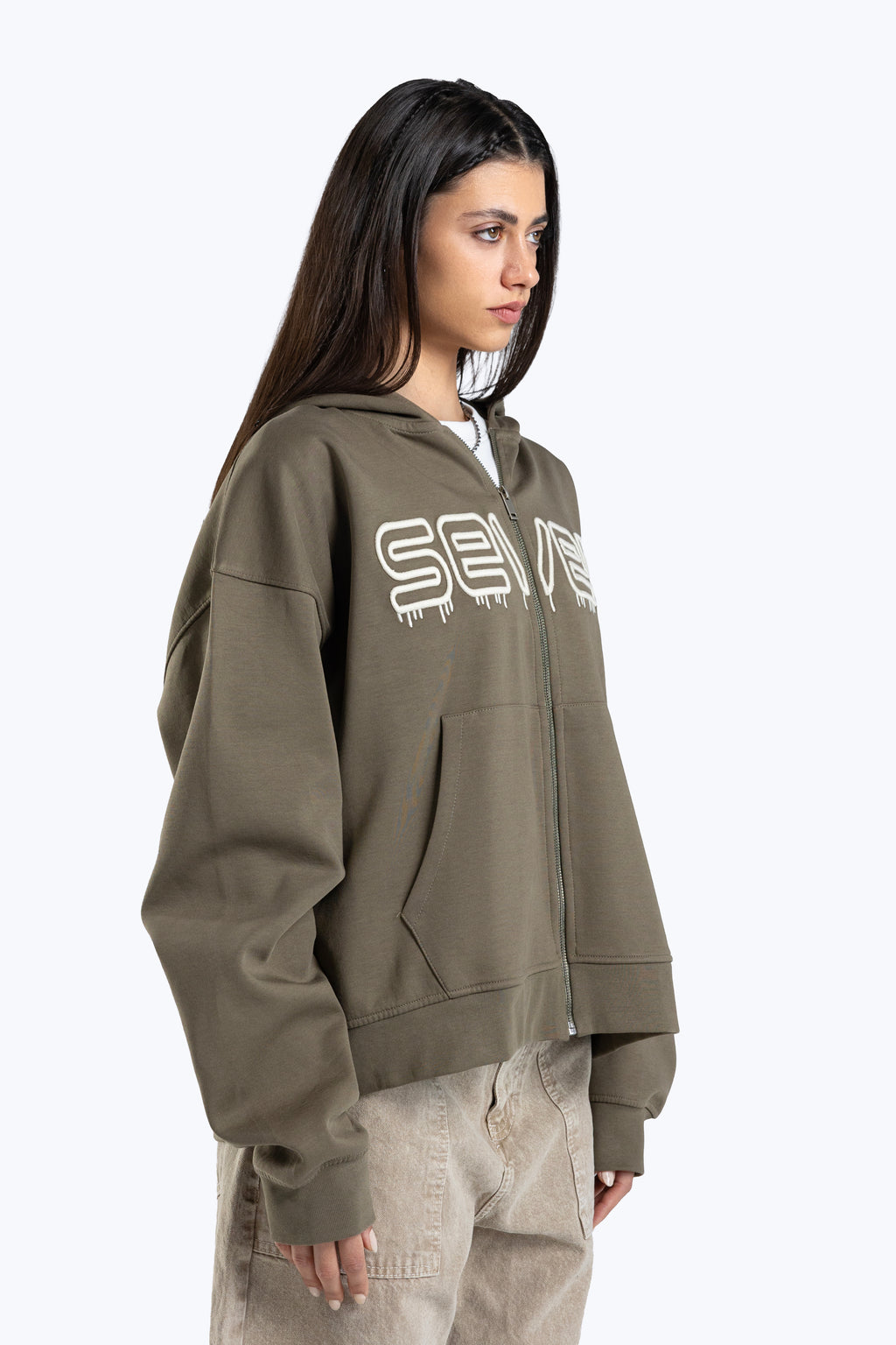 combination varsity sweatshirt