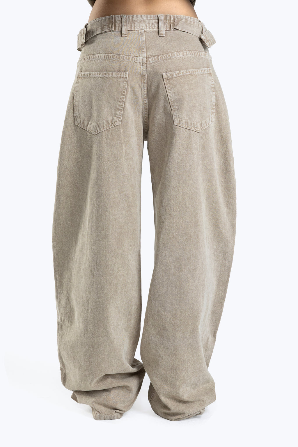 relaxed baggy fit denim