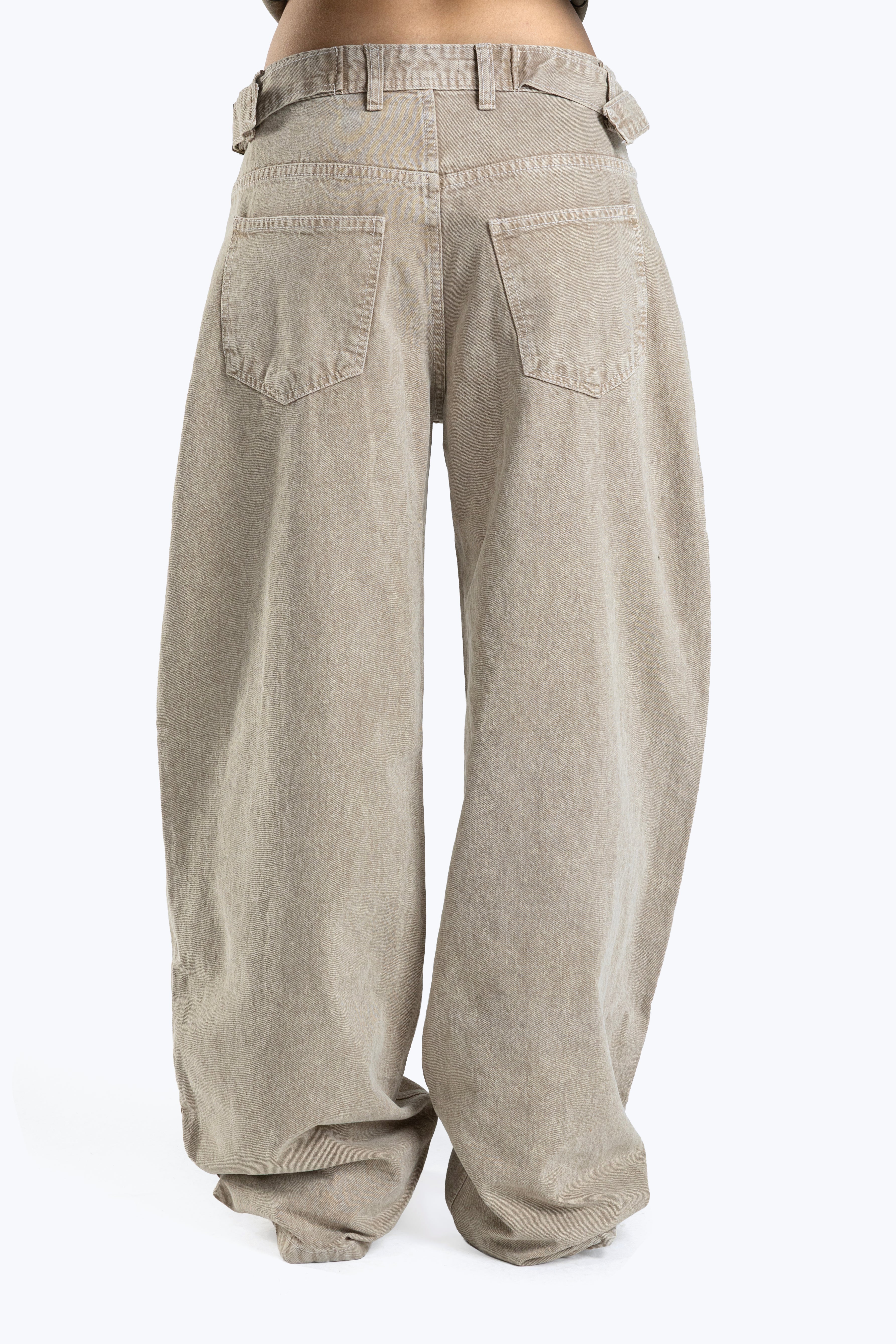 relaxed baggy fit denim