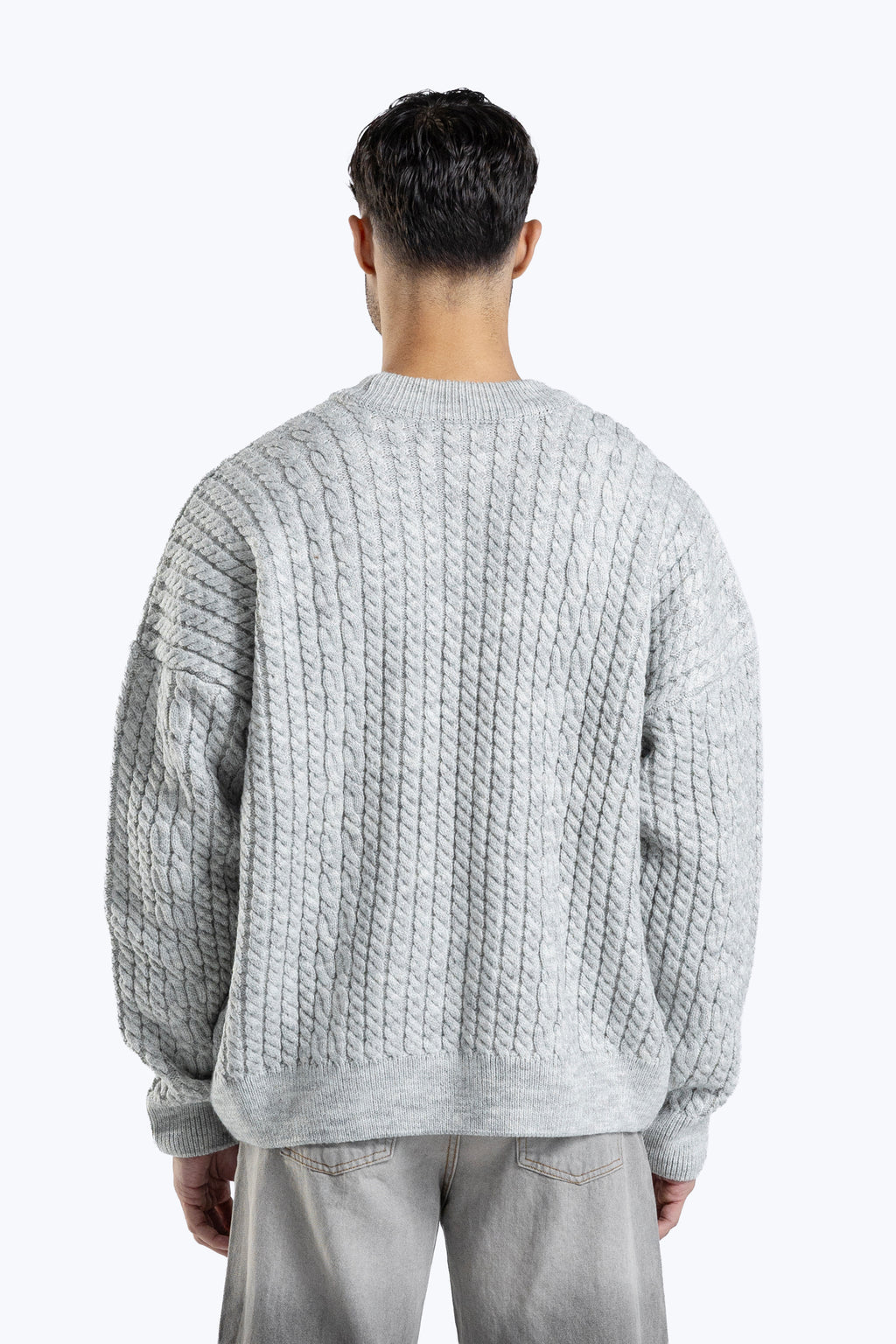 Textured boxy fit knitwear