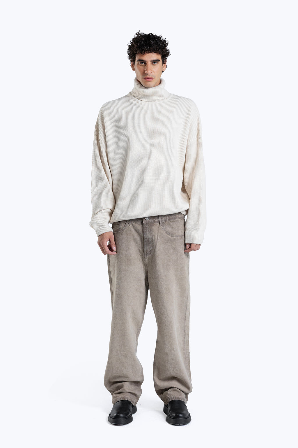 basic high neck knitwear