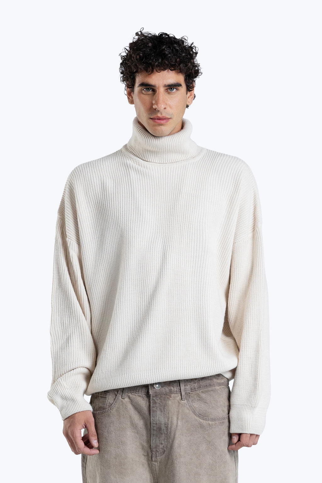 basic high neck knitwear