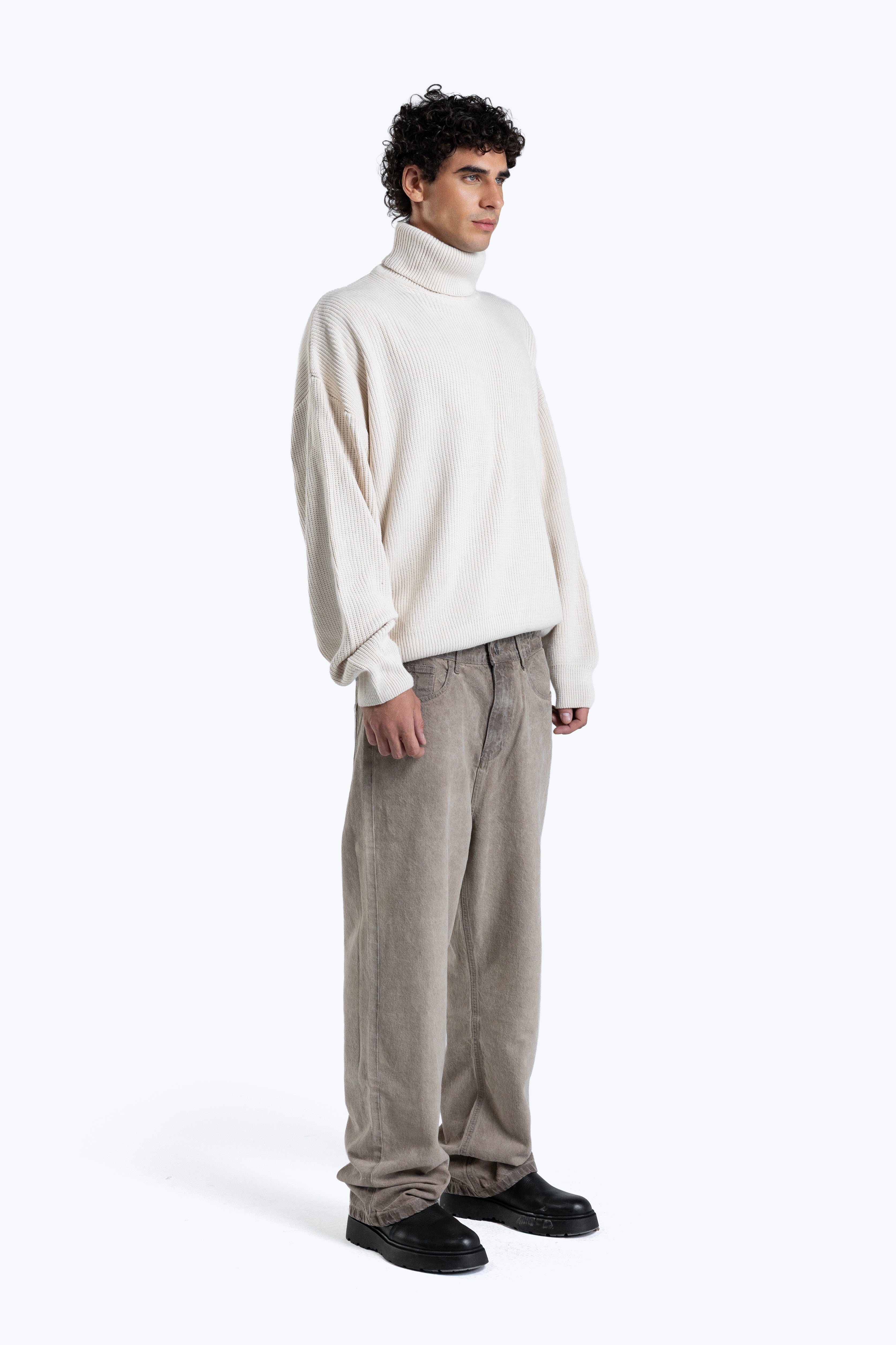 basic high neck knitwear