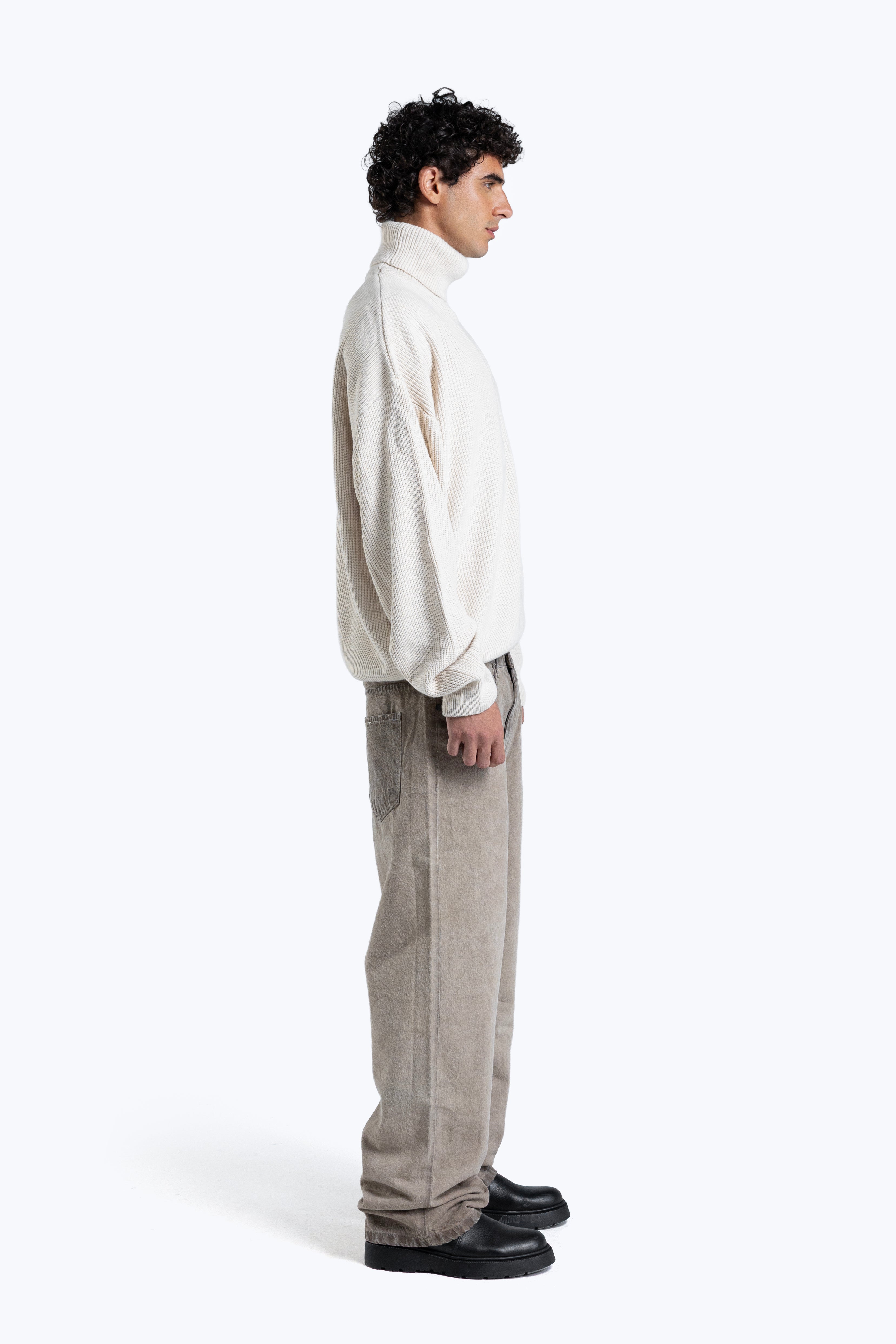 basic high neck knitwear