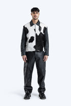 faux leather trousers