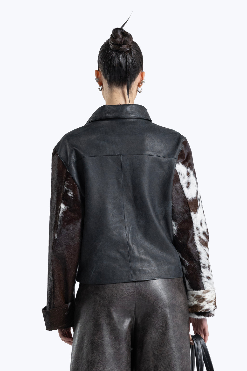 cow hide jacket