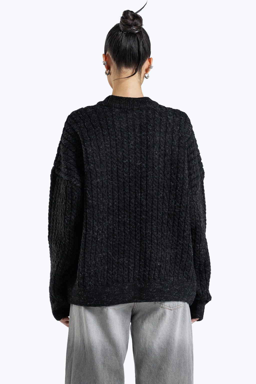 Textured boxy fit knitwear