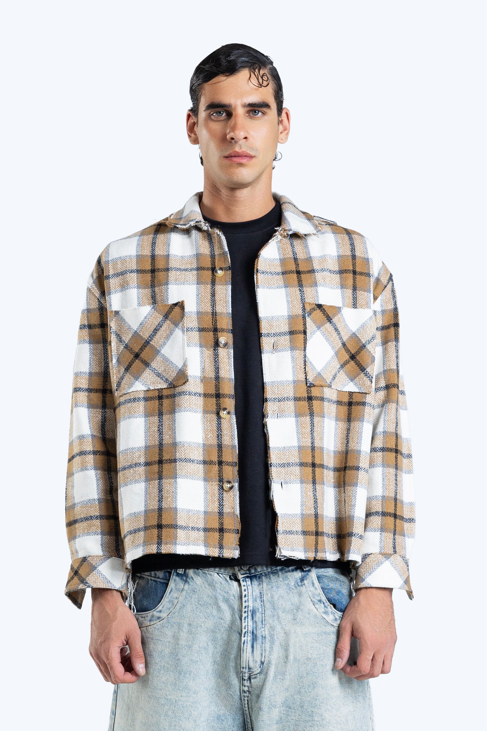 plaid flannel shirt
