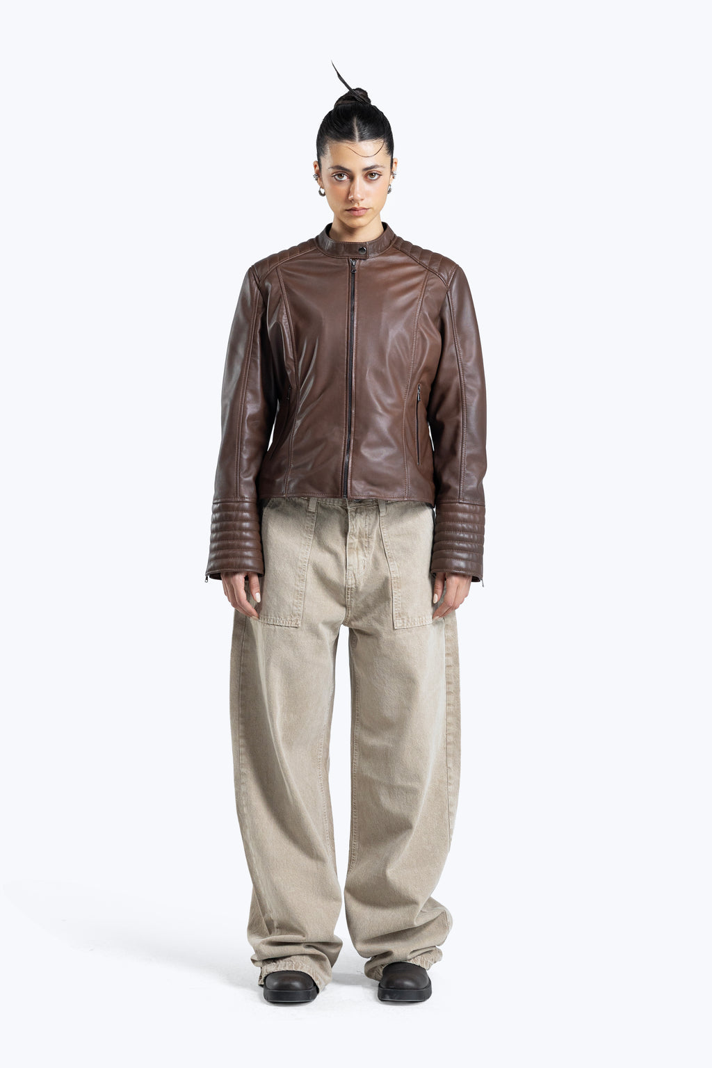 biker-inspired jacket