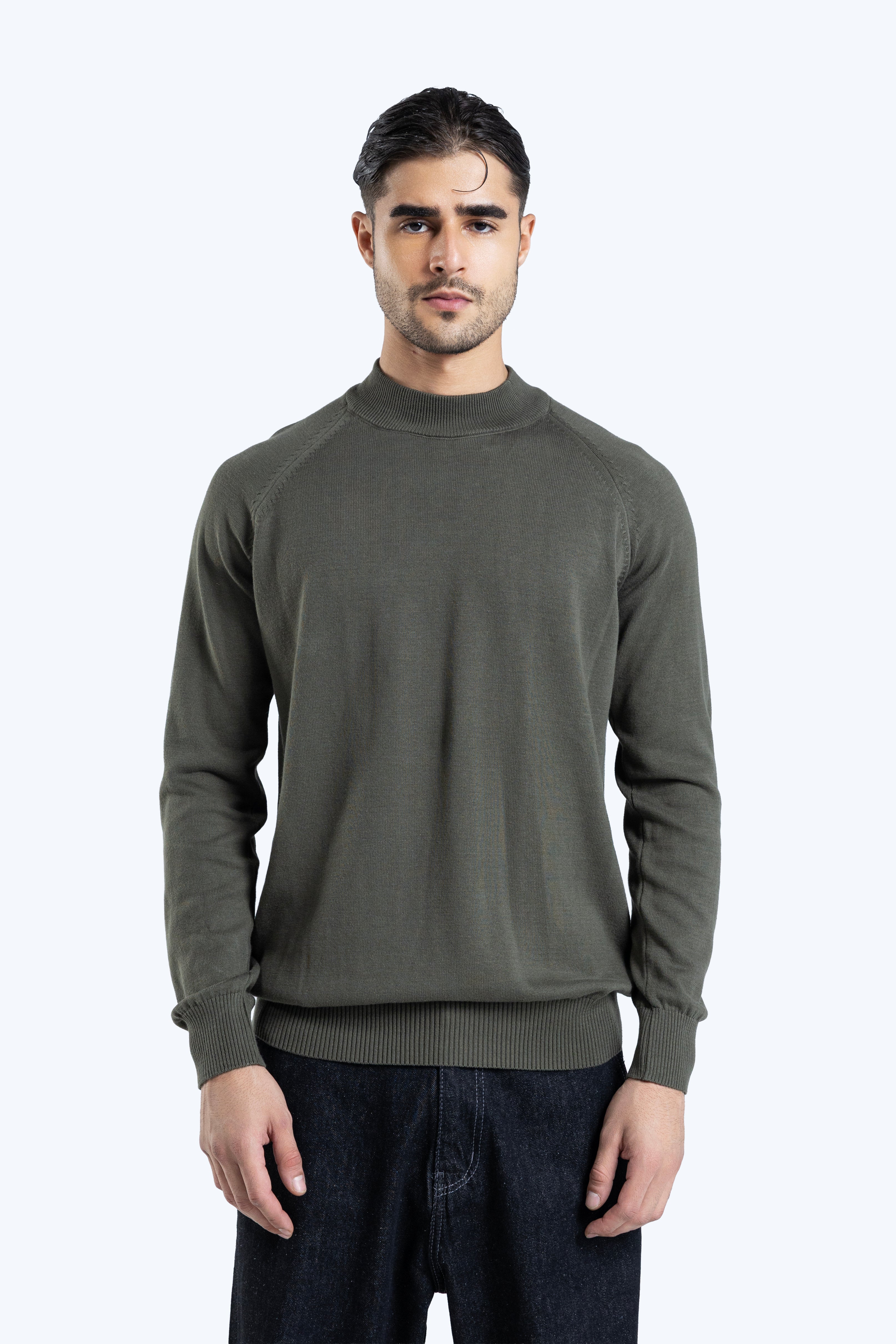 Relaxed fit textured knitwear