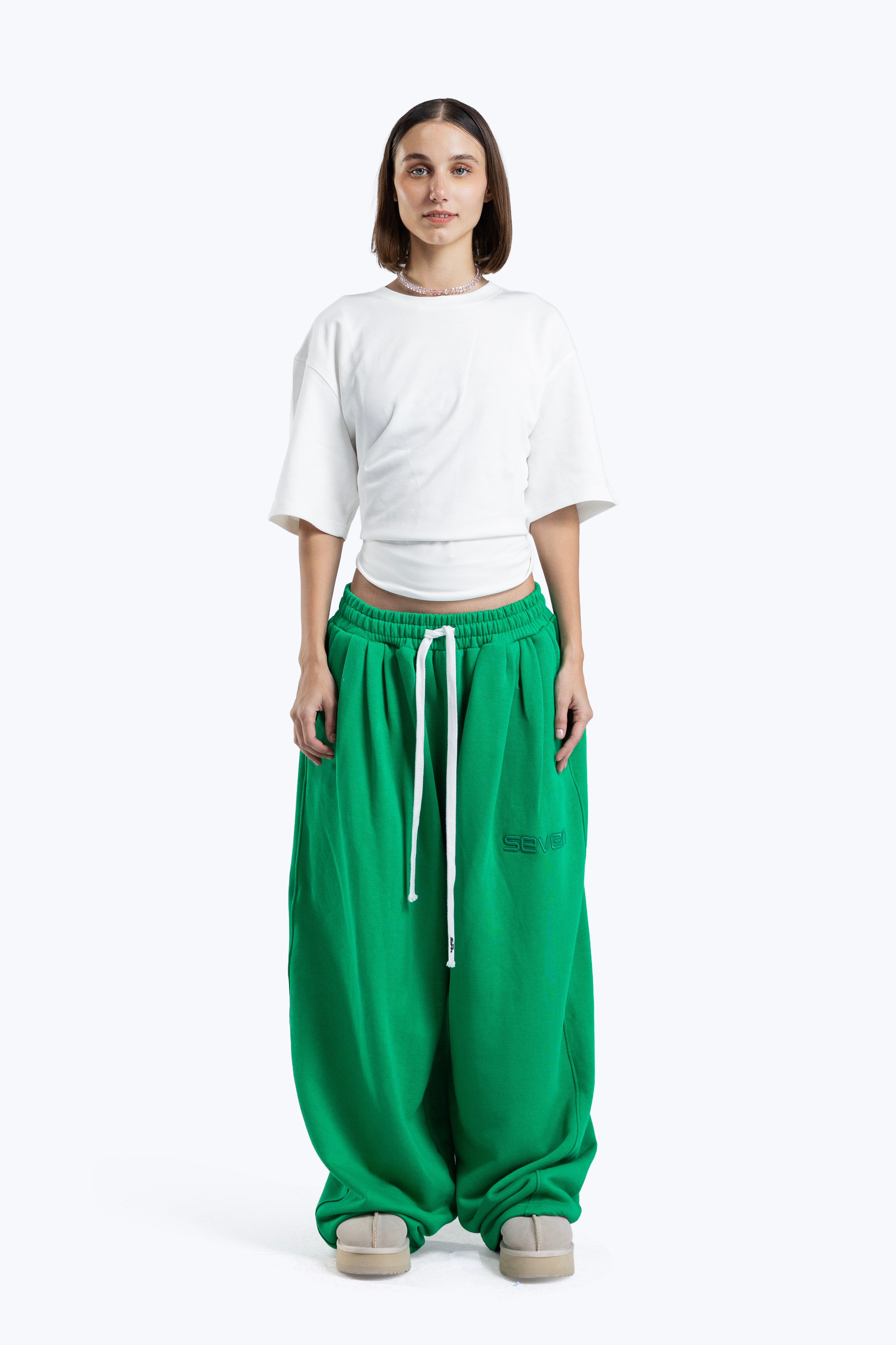 wide fit jogger pants