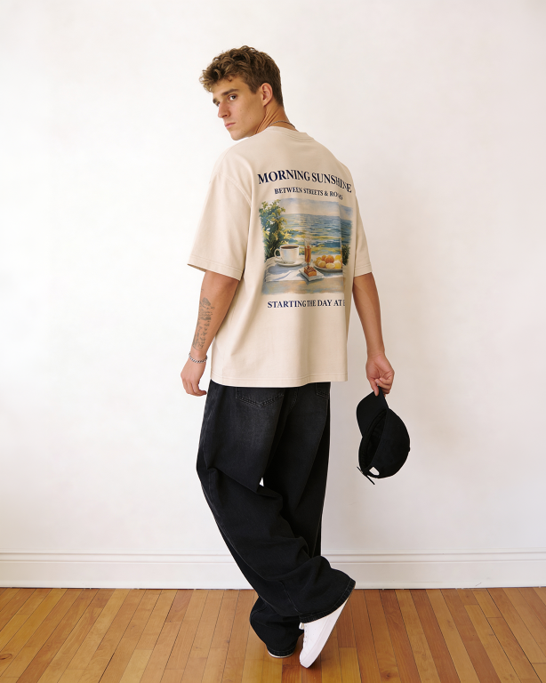 Morning Sunshine off white tshirt