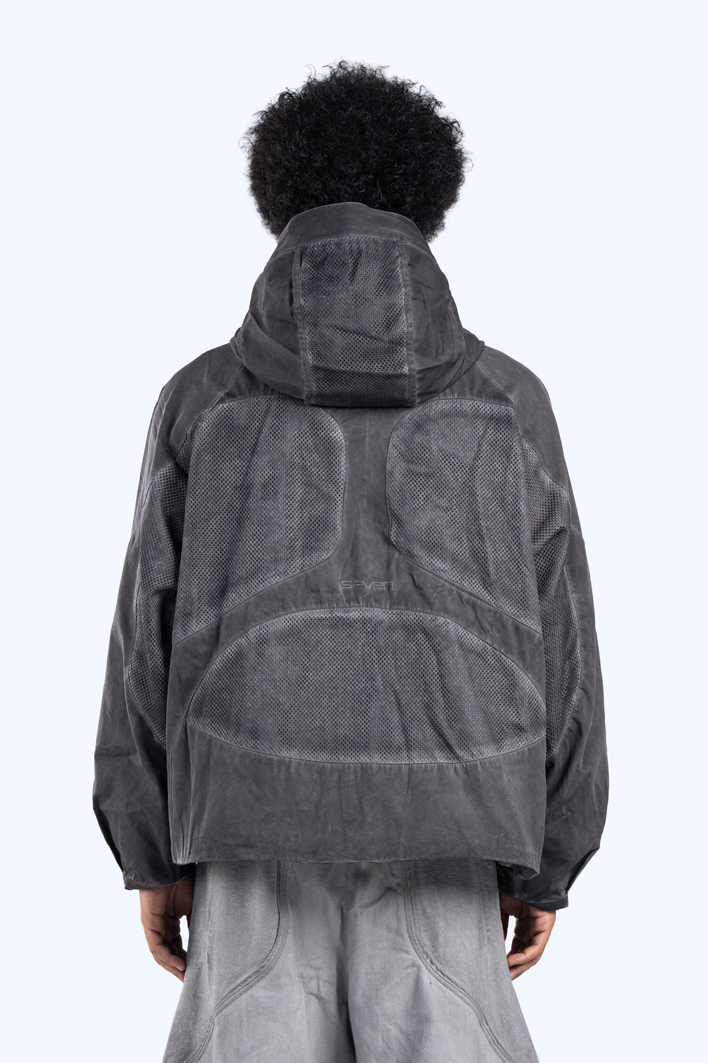 Washed Gray Technical Utility Jacket