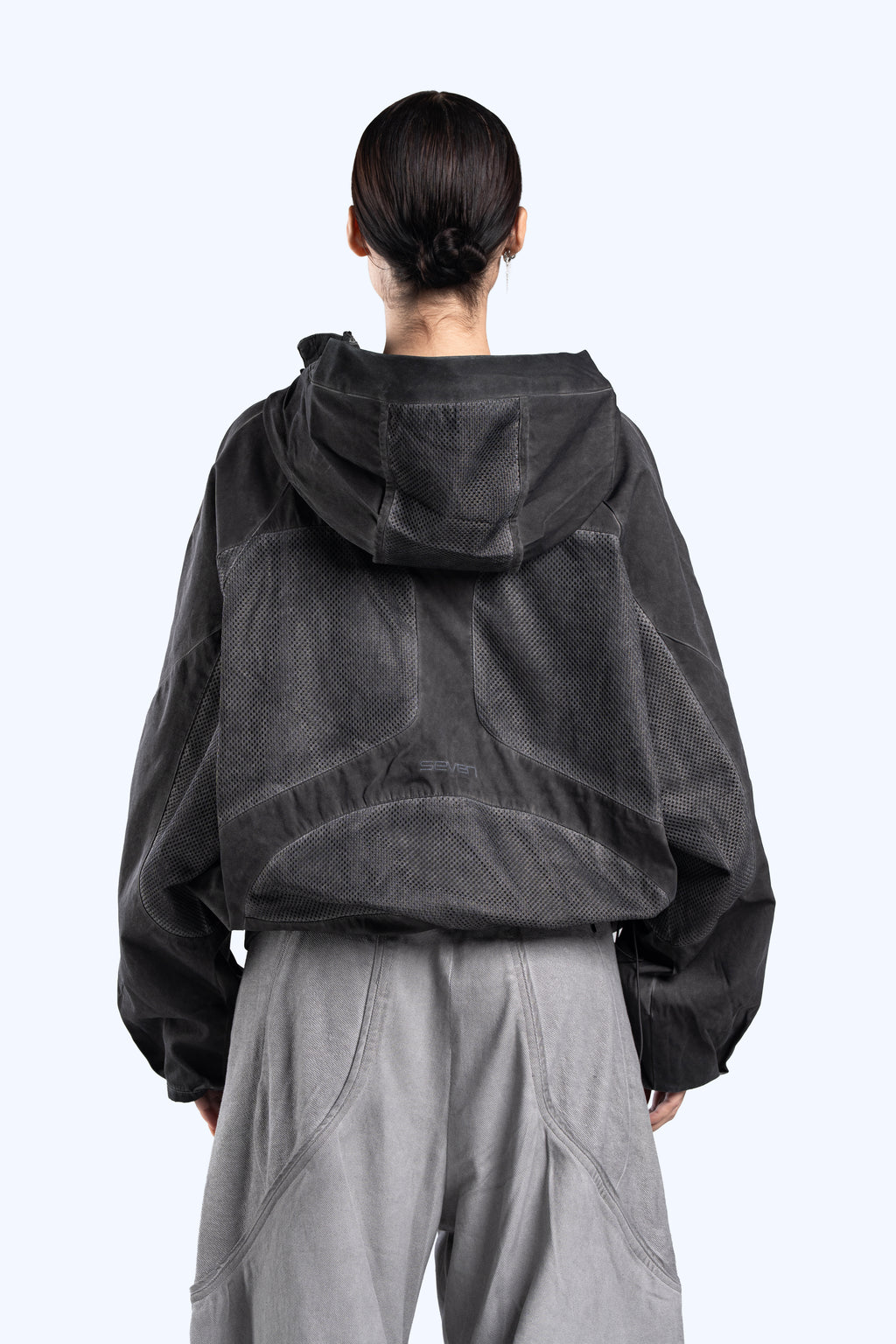 Washed green Technical Utility Jacket