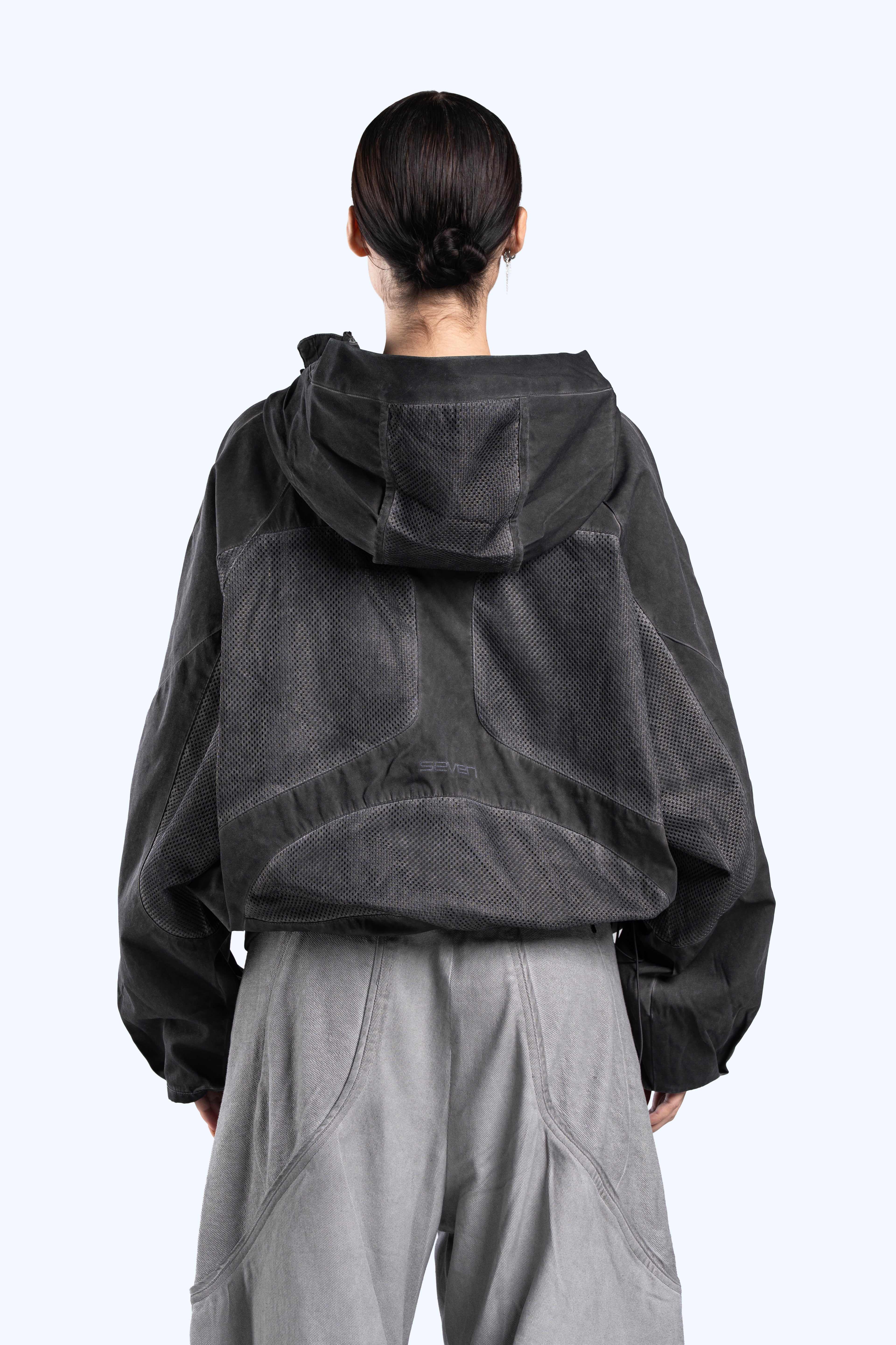 Washed green Technical Utility Jacket